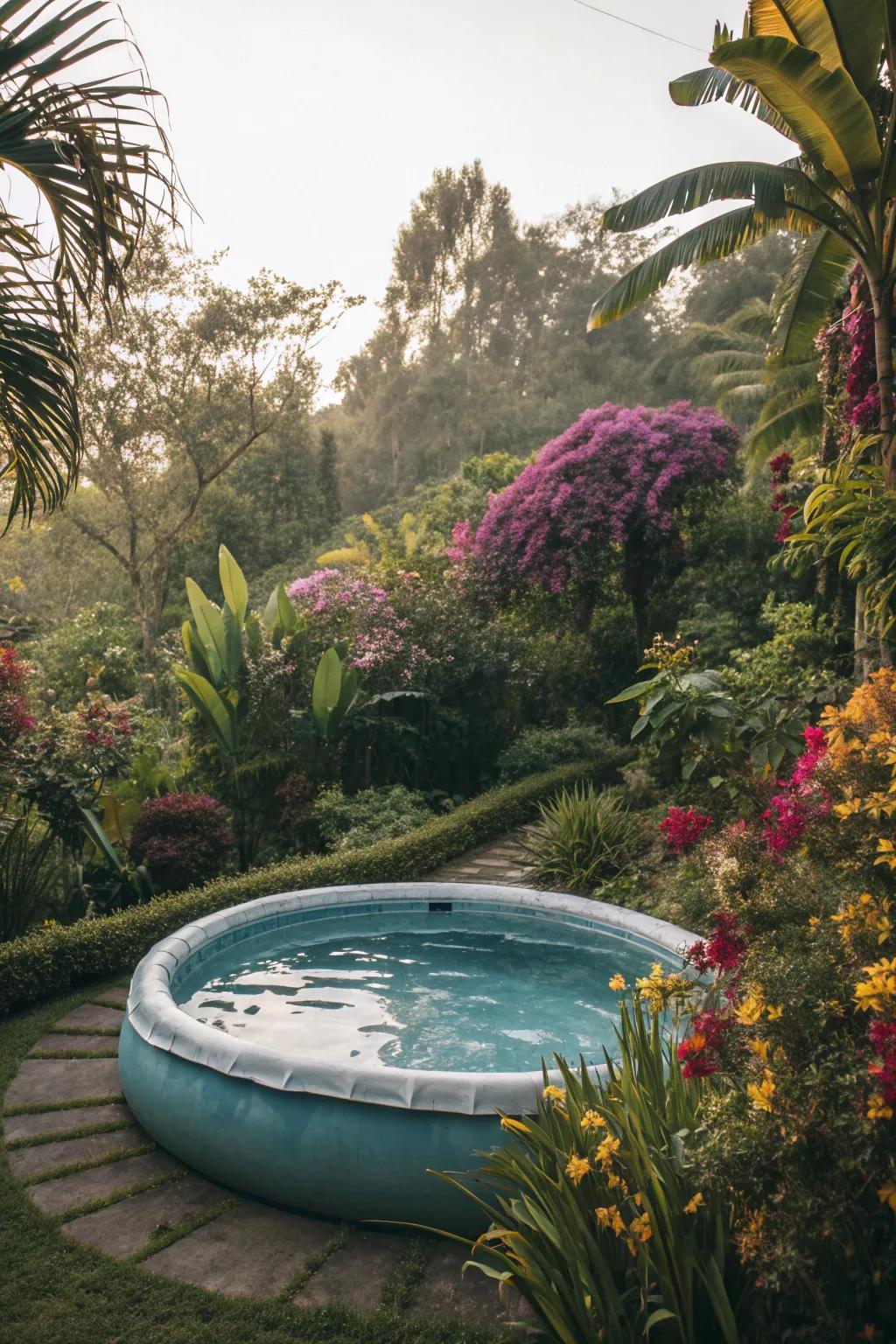 A tropical escape in your own backyard.