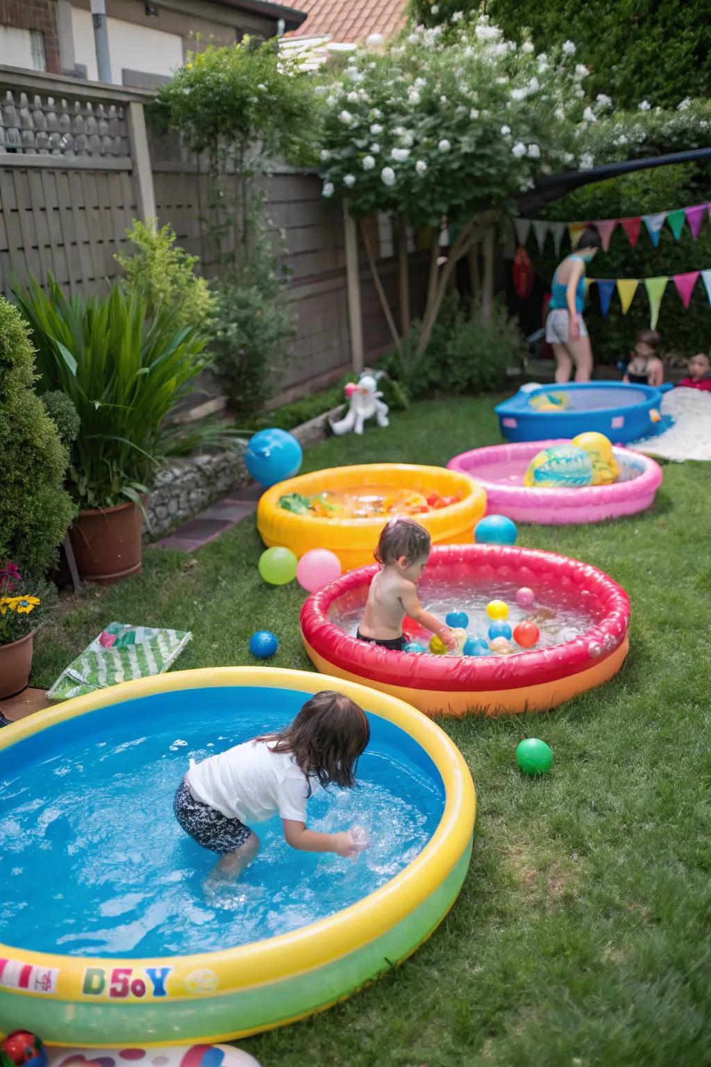 Create a multi-pool wonderland for endless fun.