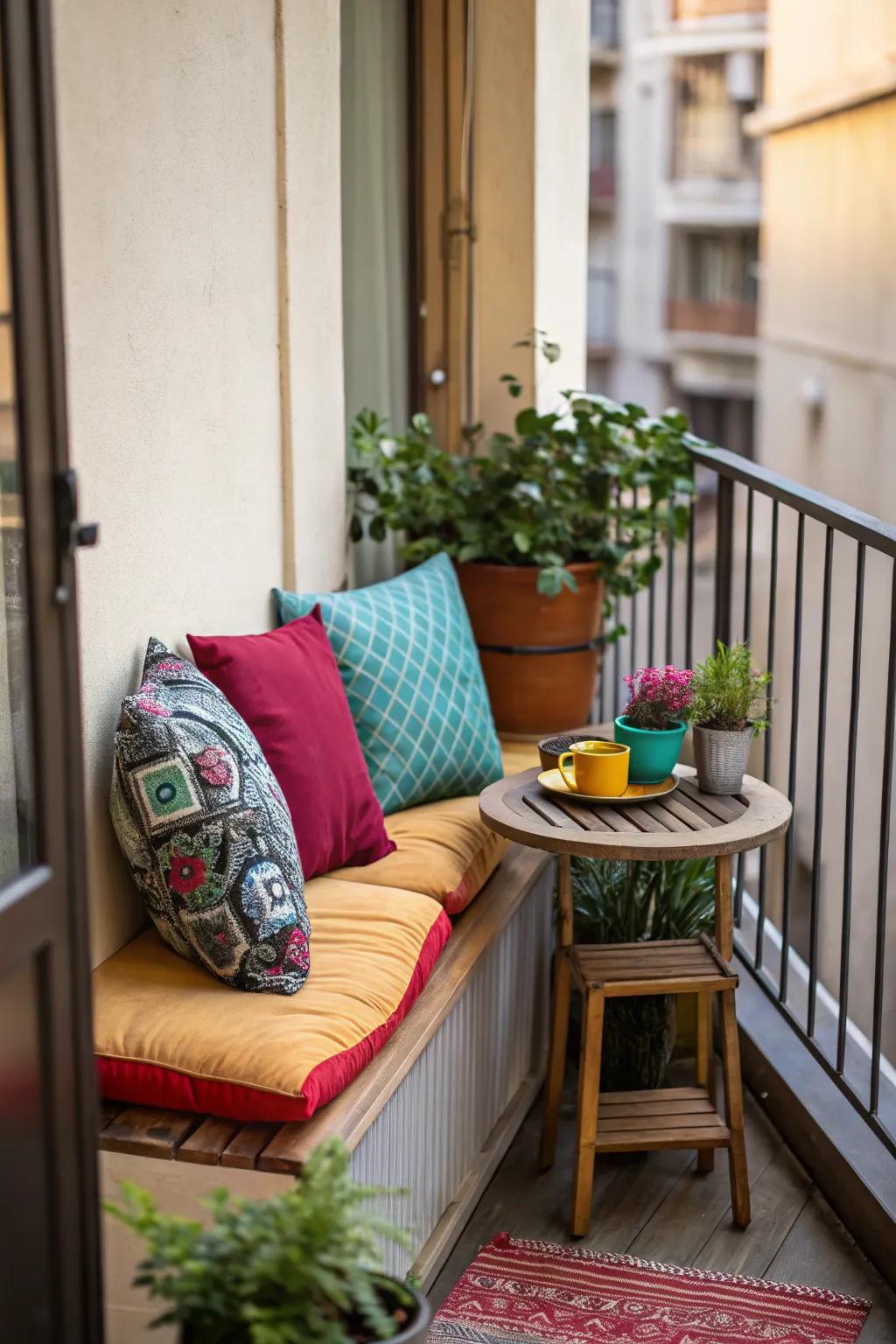 A cozy seating nook perfect for unwinding in style.