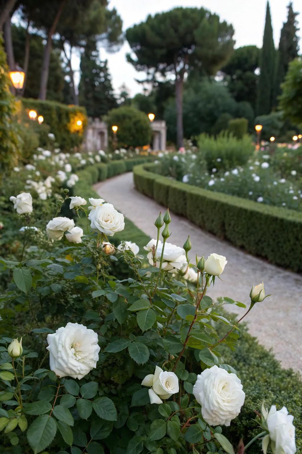 Timeless elegance with white and green flower combinations.