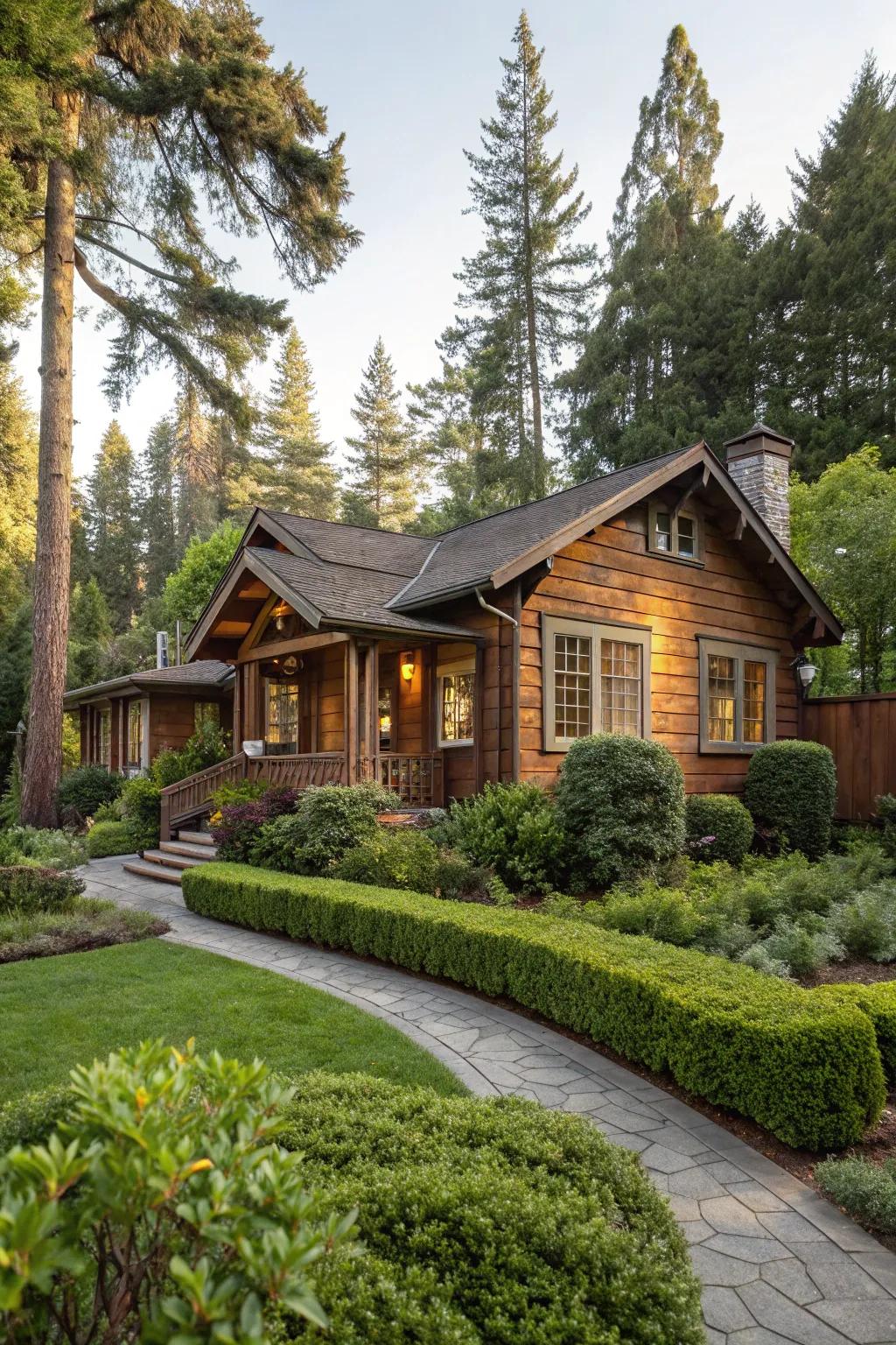 Wood siding brings a natural, warm charm to your bungalow.