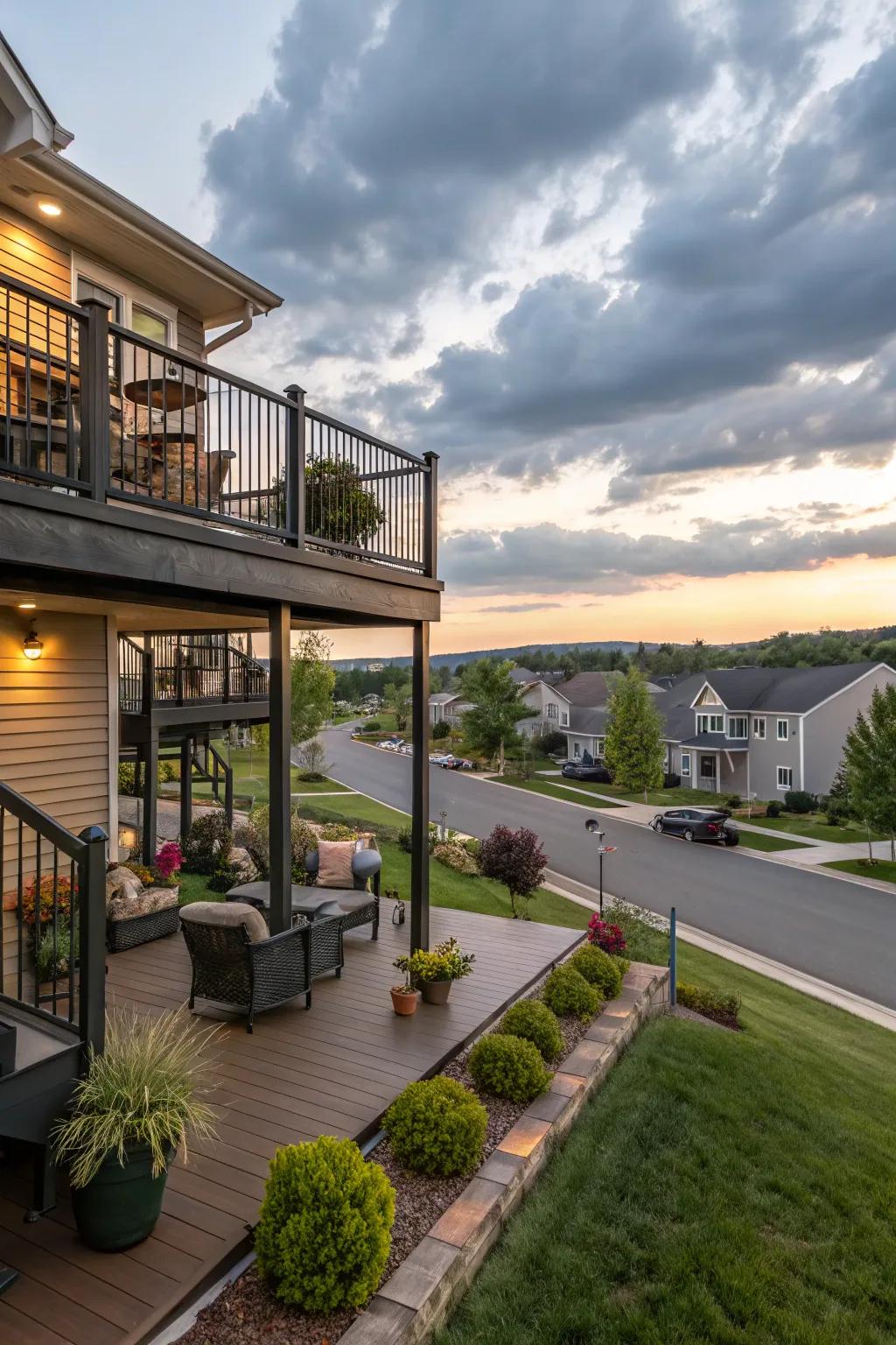 Maximize your outdoor space with multi-level deck designs.
