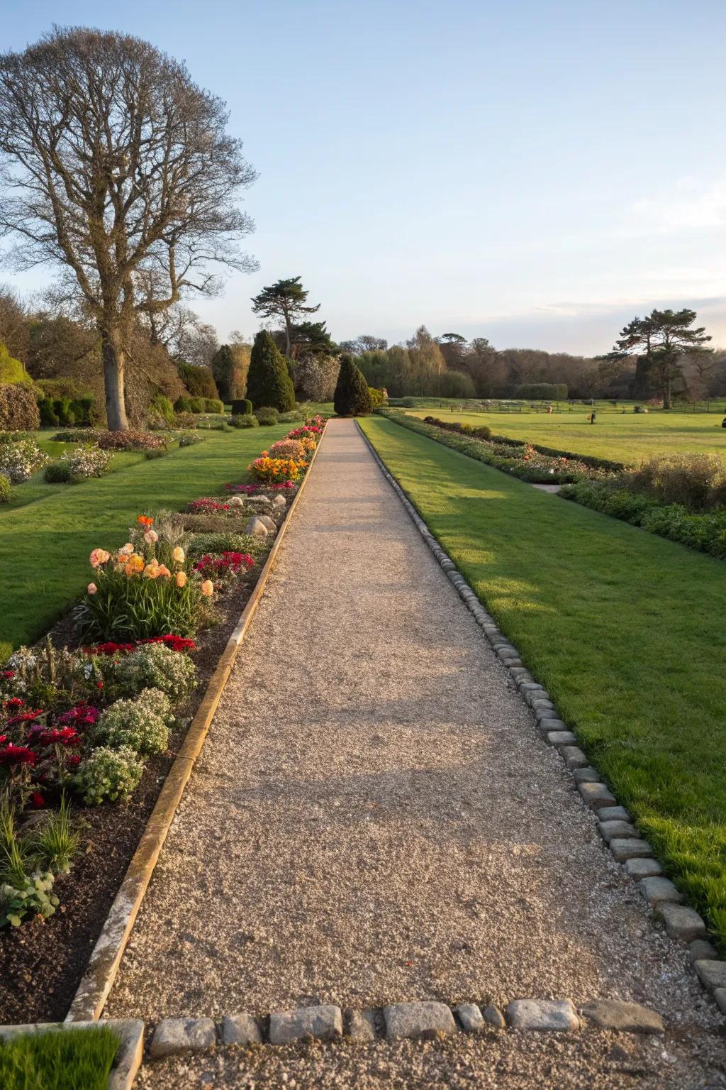 Gravel paths are an easy and affordable way to enhance your garden.