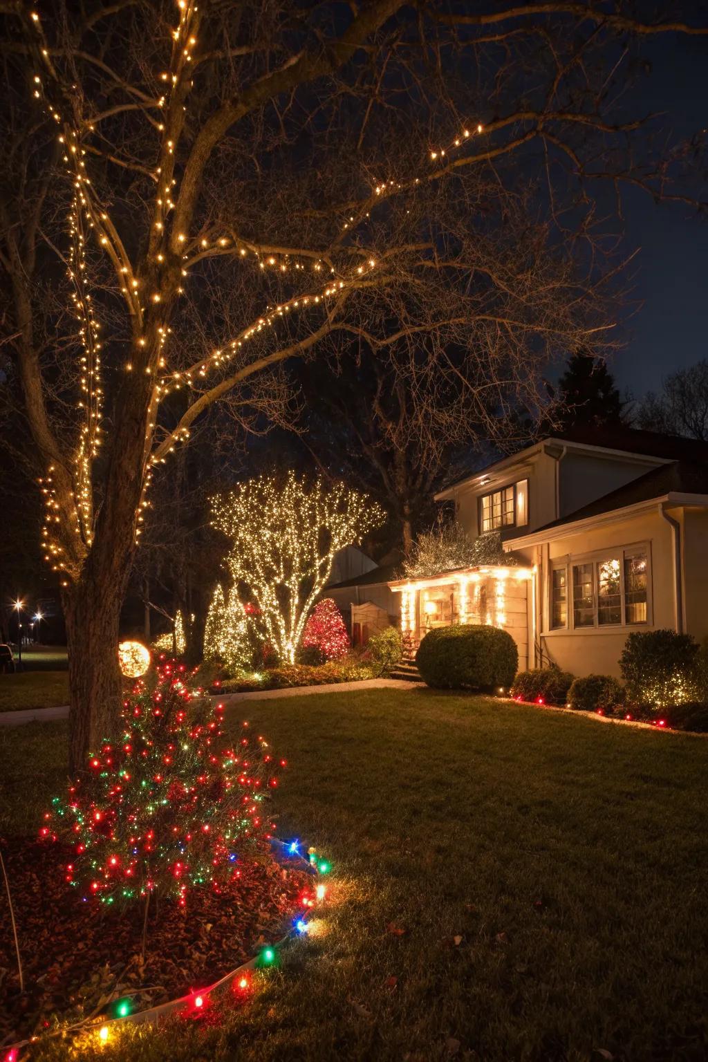 Illuminate your space with vibrant lighting displays.