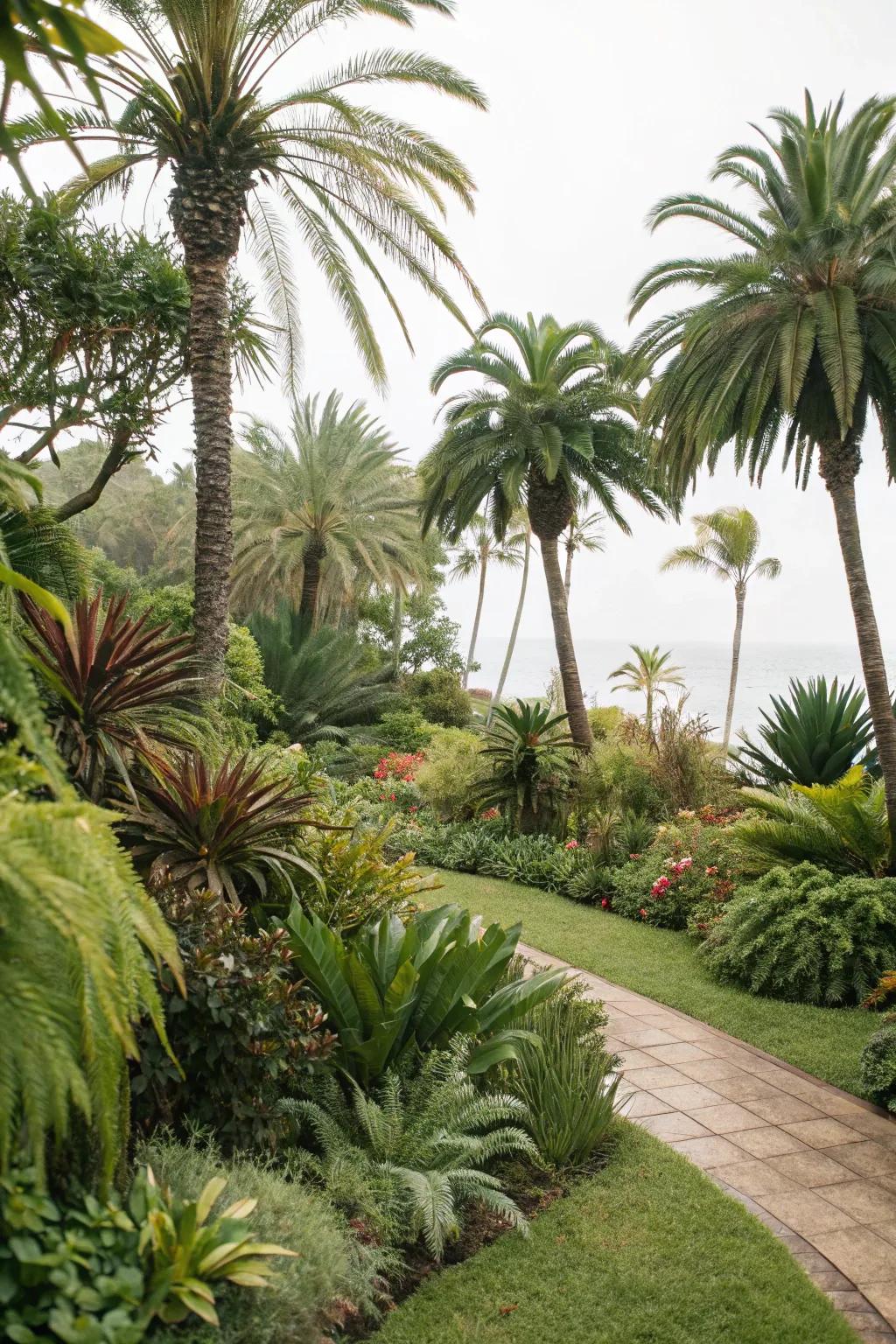 Transform your backyard into a tropical oasis with cordylines.