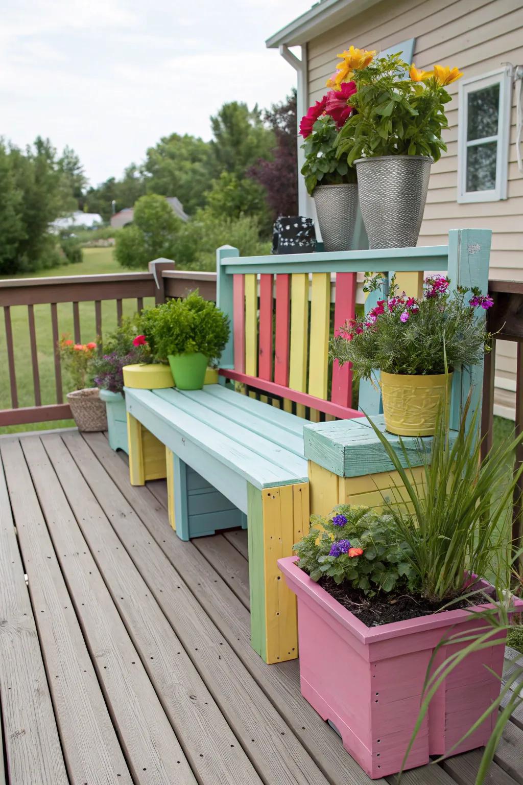 Breathe new life into old furniture with a splash of color.