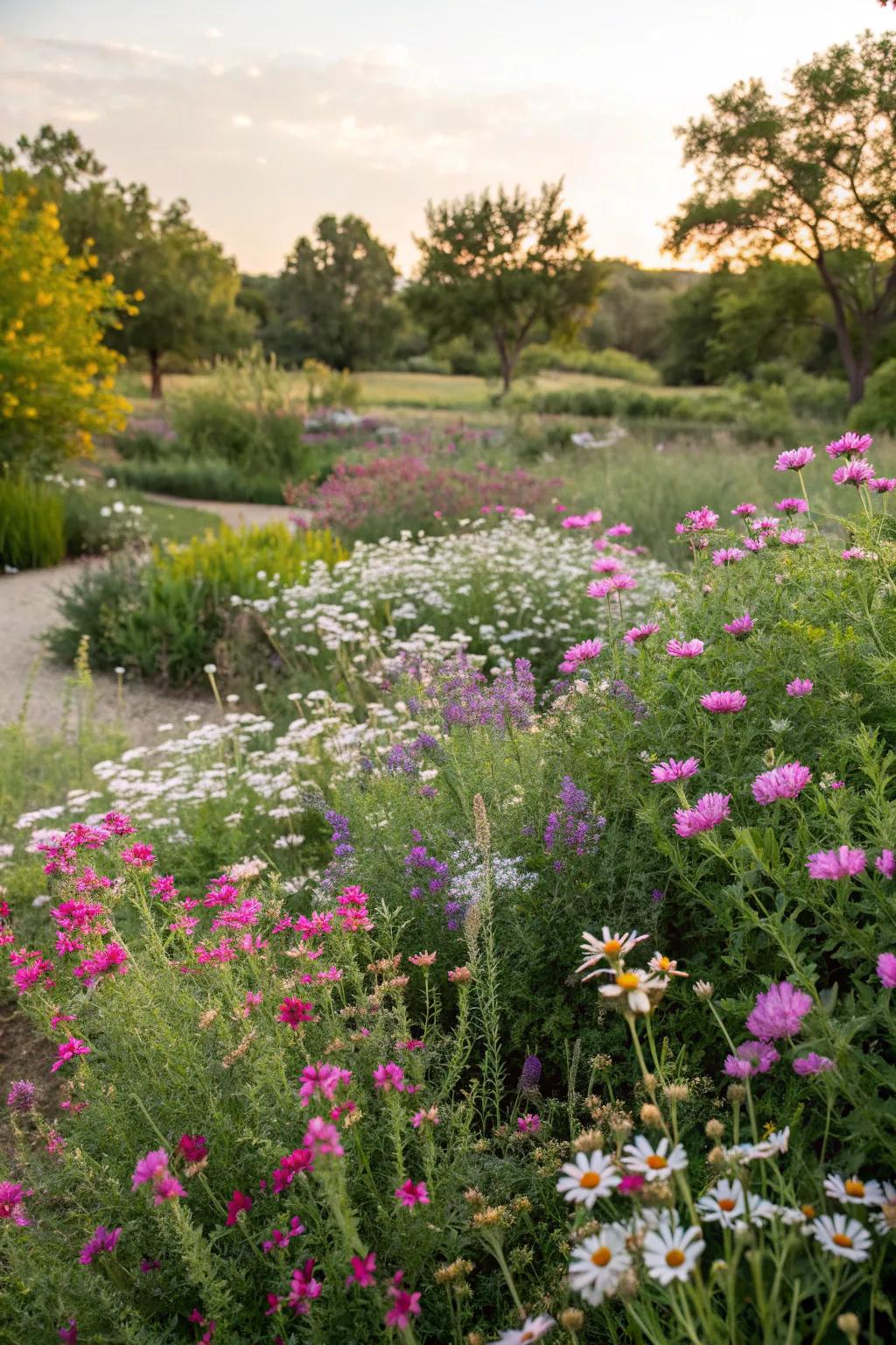 Native plants thriving in a Texas garden.