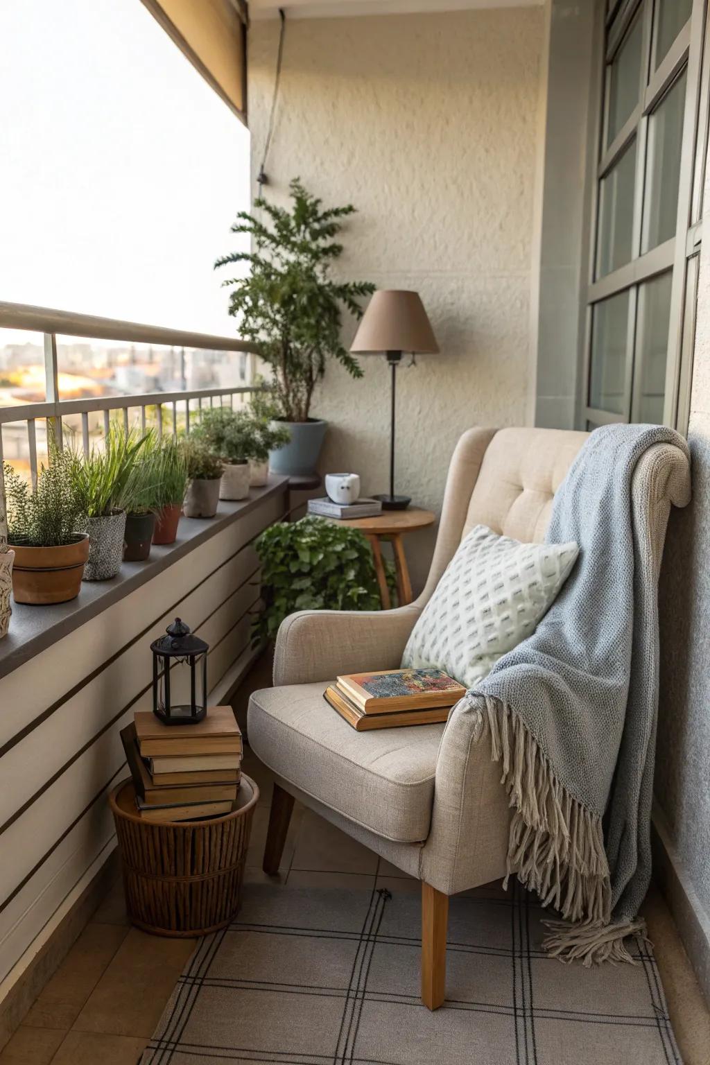 A perfect spot for book lovers to unwind.