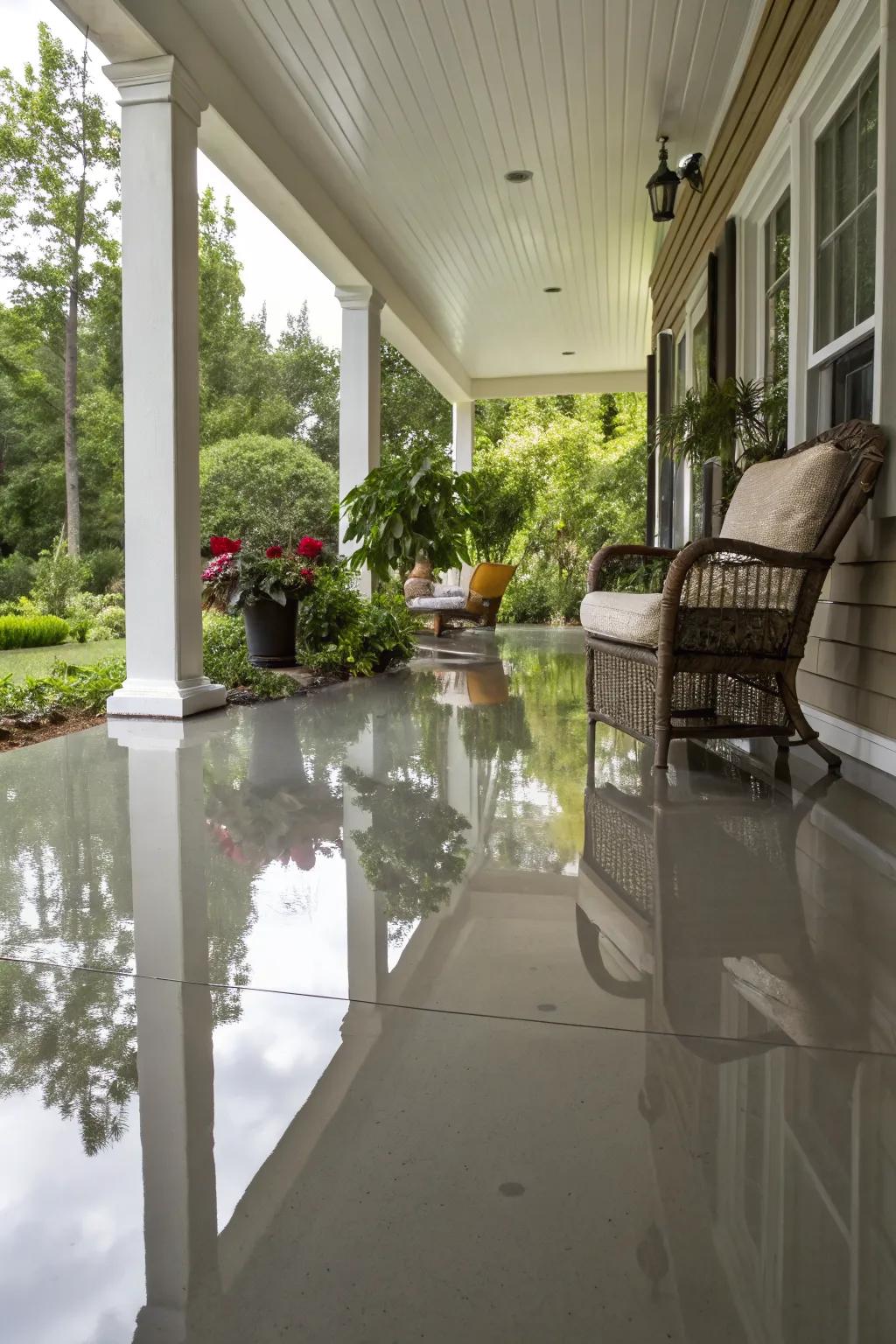 A glossy epoxy finish adds a touch of modern elegance.