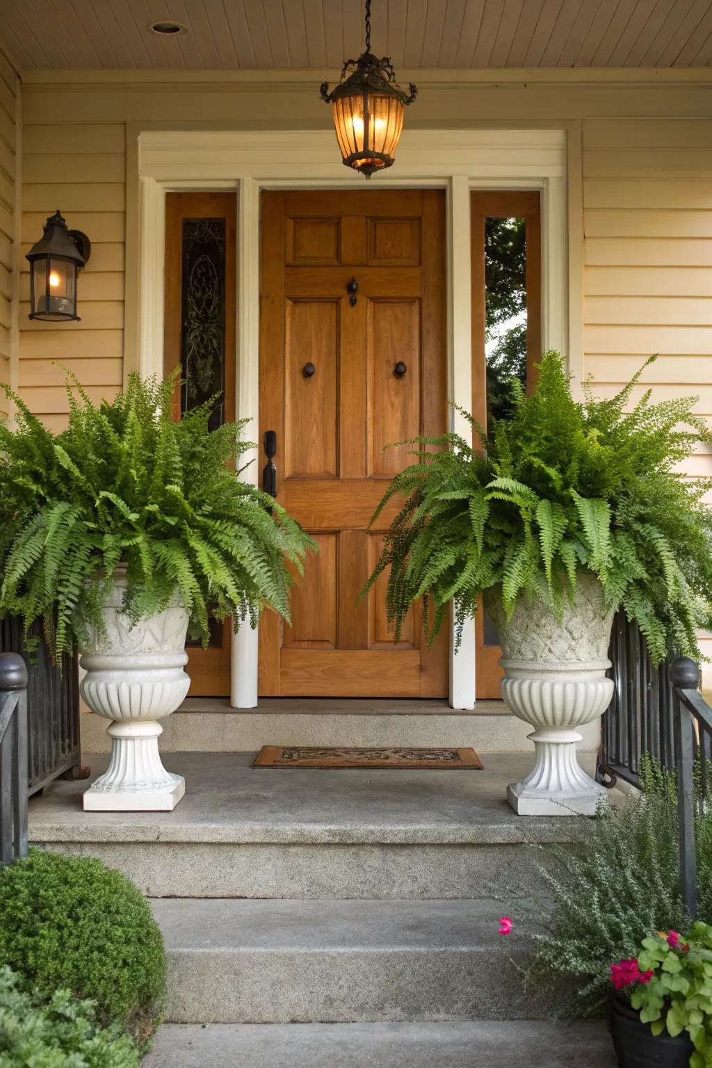 Symmetry brings timeless elegance to any porch.