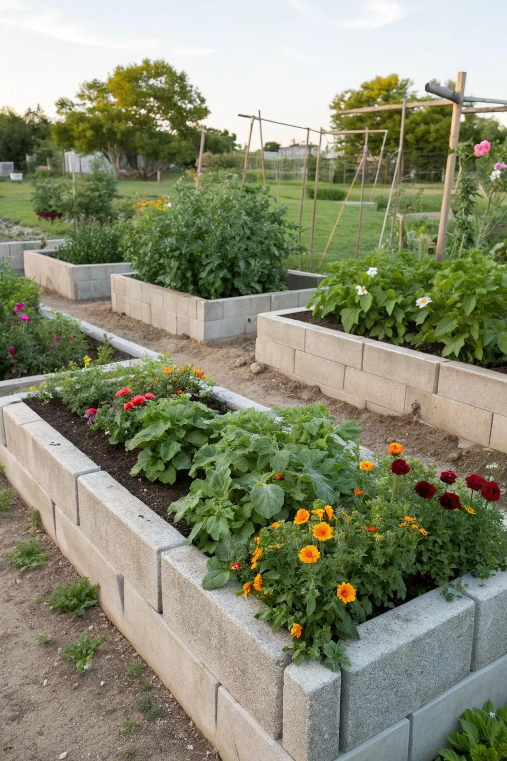 Raised garden beds add structure and accessibility to your garden.