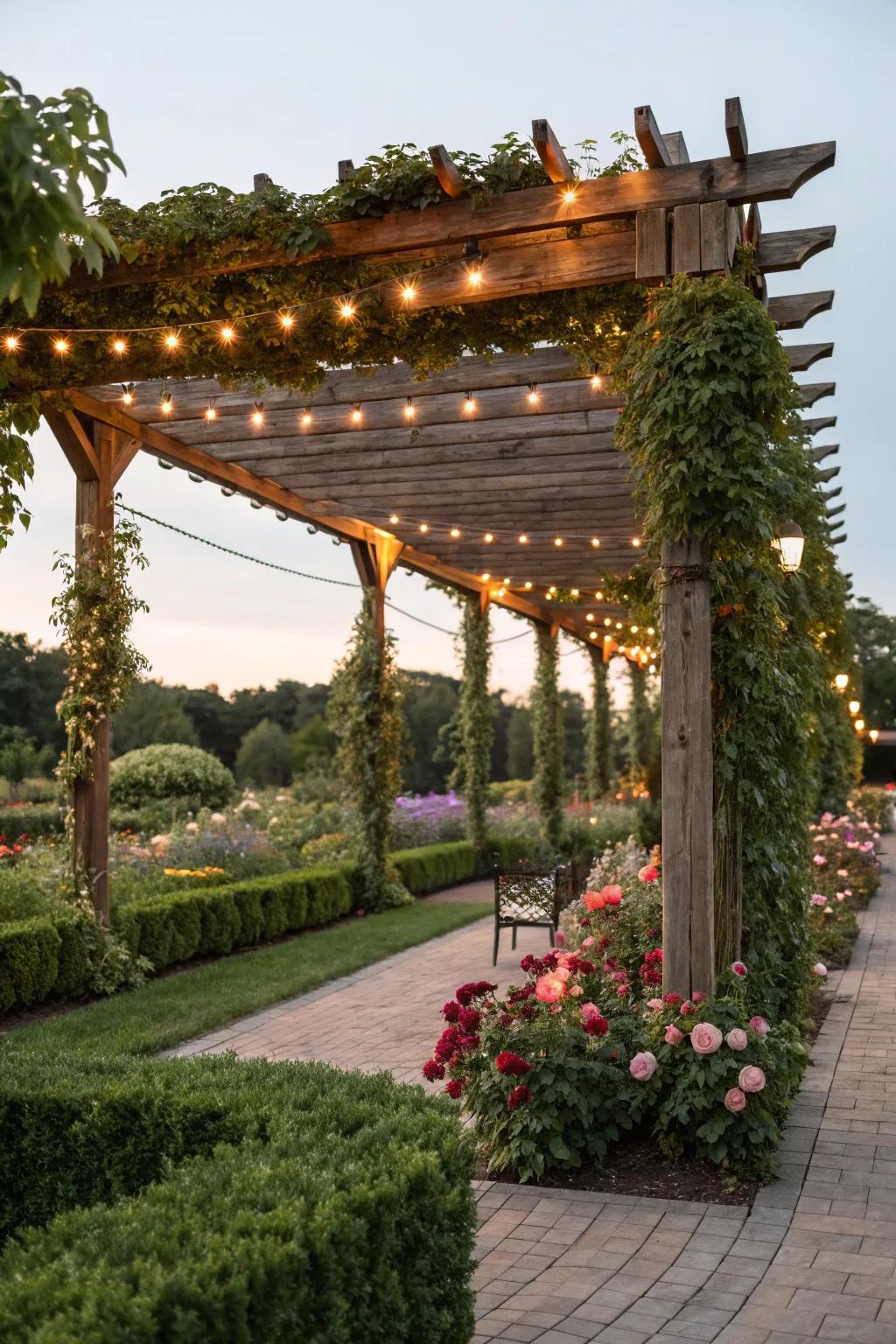 A pergola can be the perfect blend of elegance and functionality.