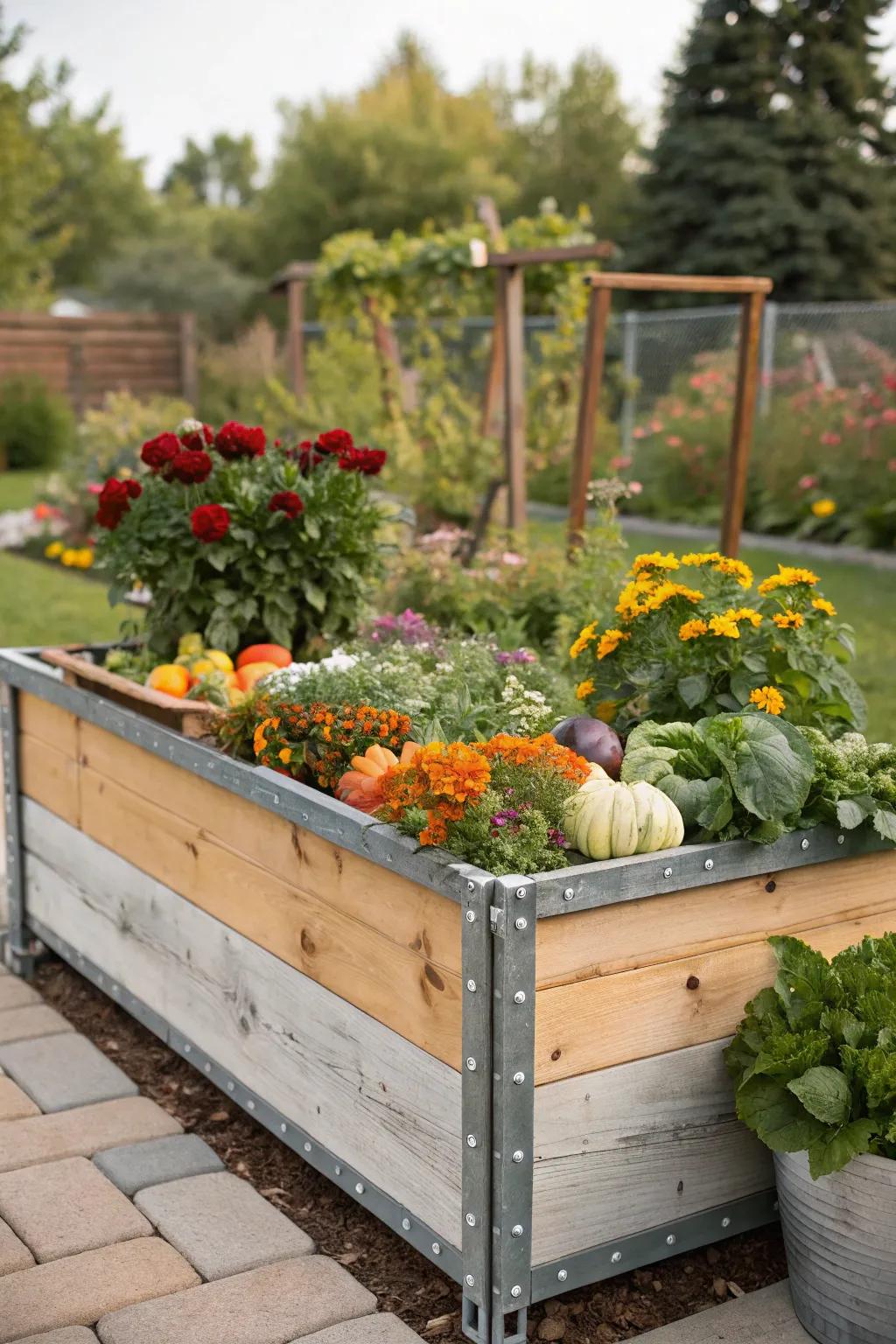 Elevate your garden's style with raised beds.