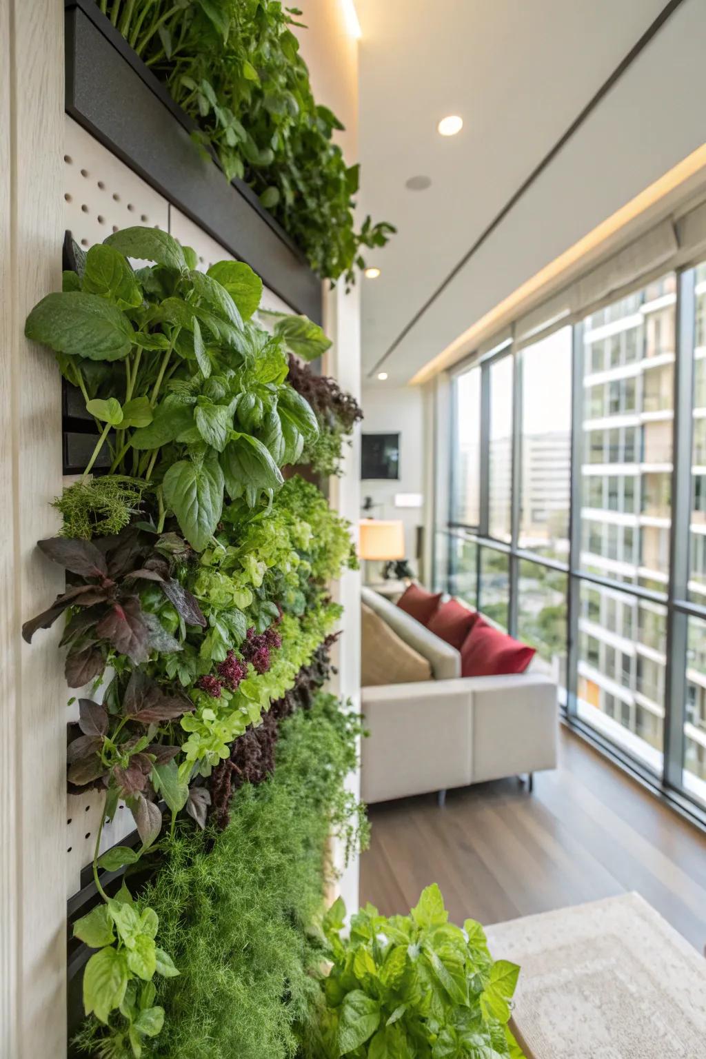 Transform your walls into a lush vertical hydroponic garden.