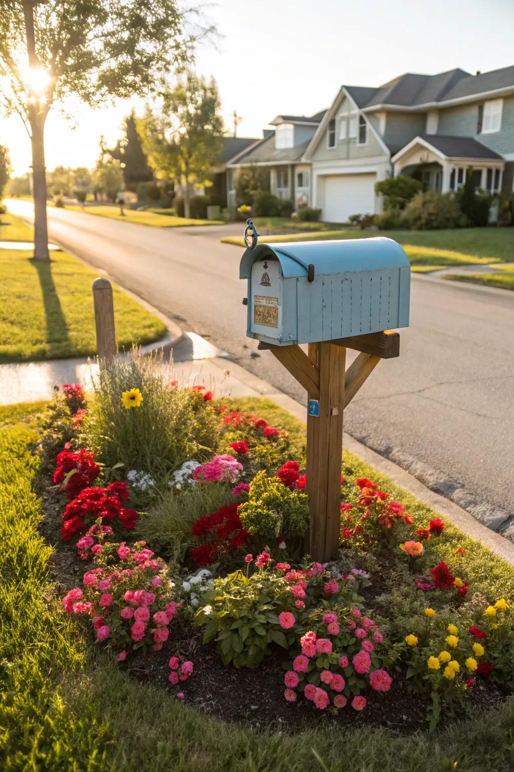 Bright colors bring your mailbox to life.