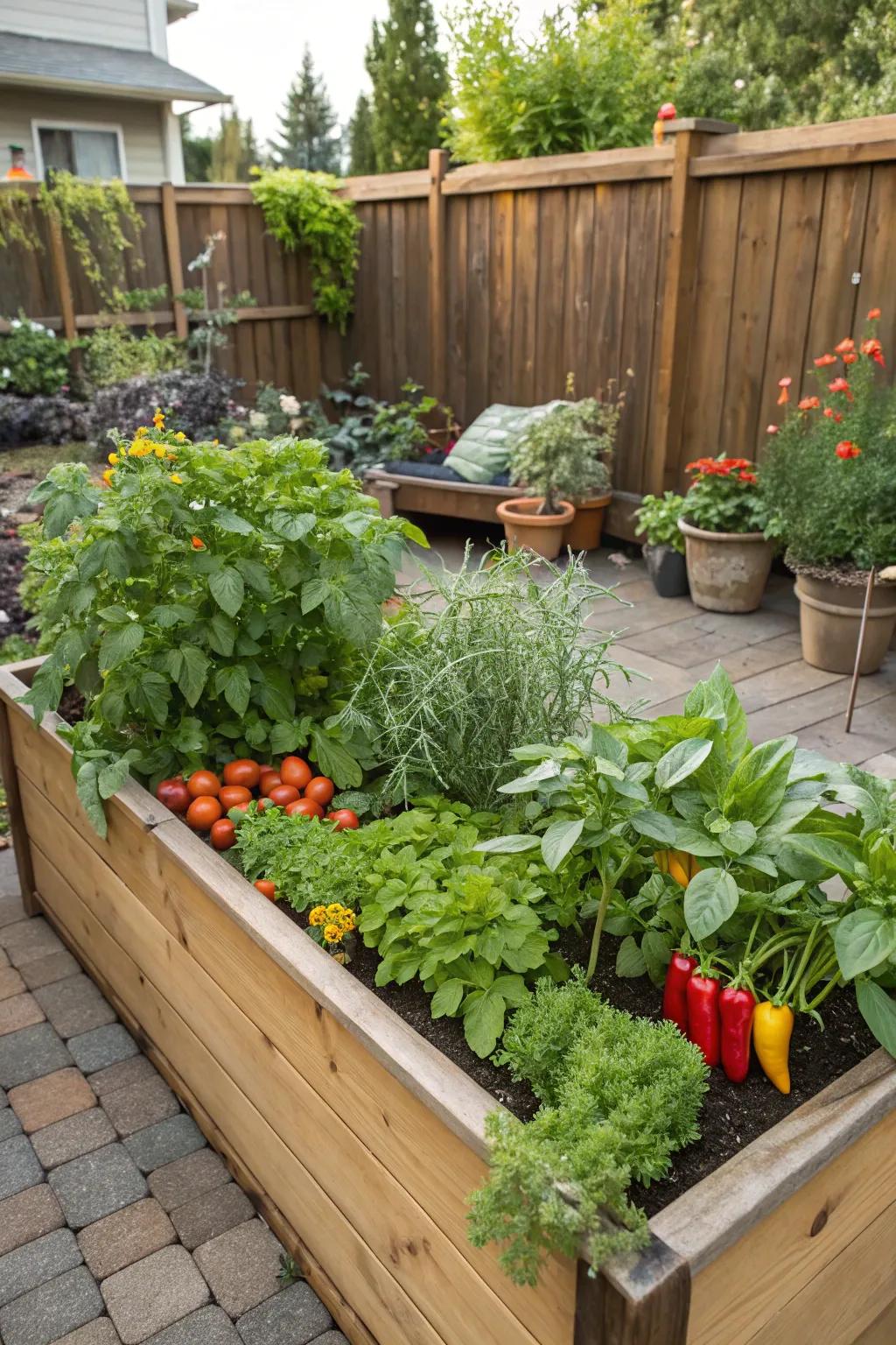 Raised beds bring order and beauty to any garden space.