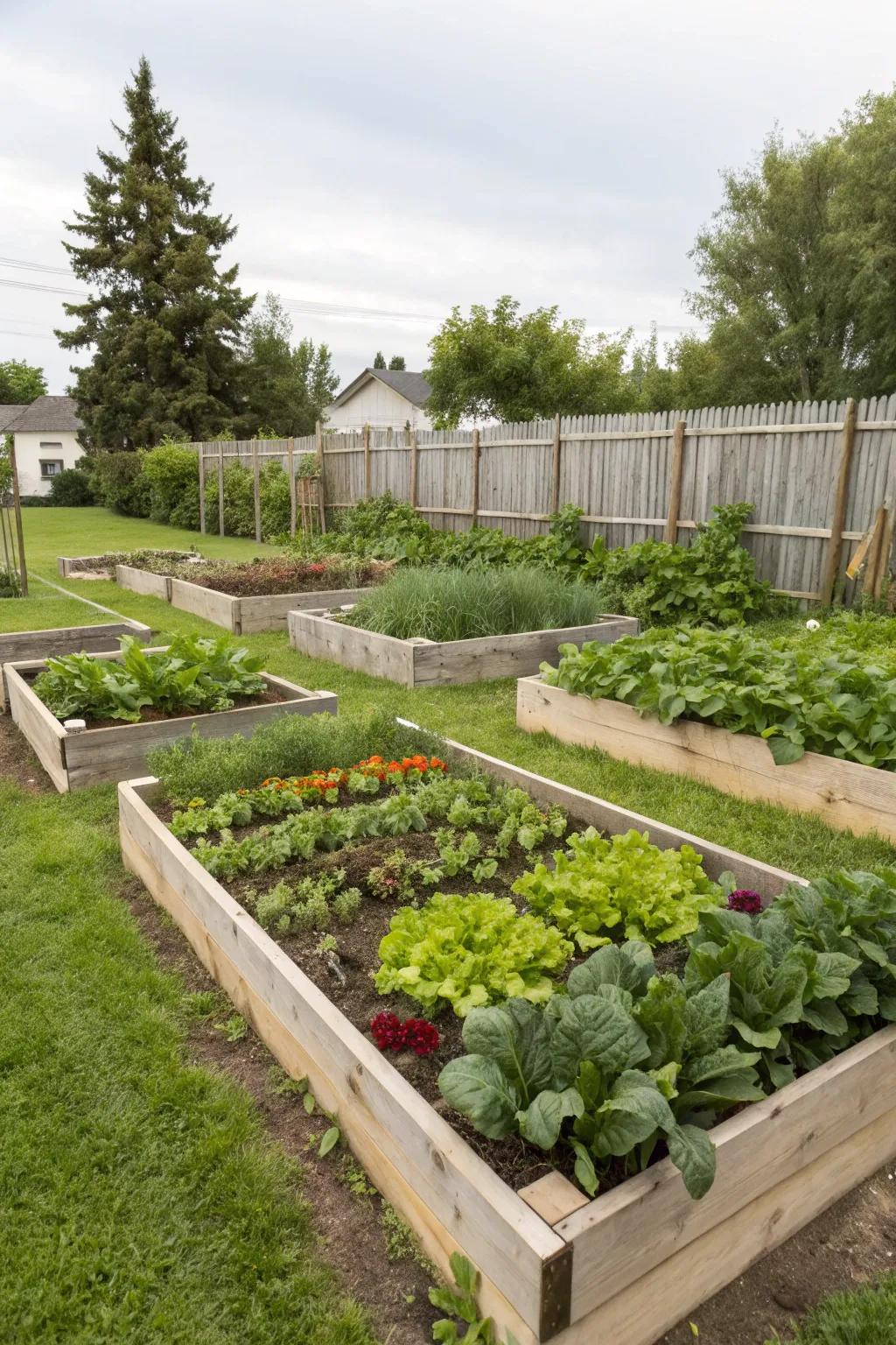 Maximize space with a classic rectangular layout.