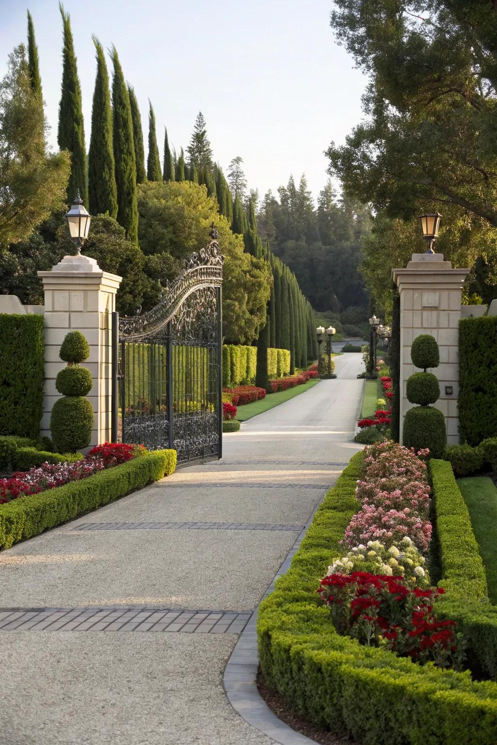 A grand entrance sets the stage for an exquisite home.