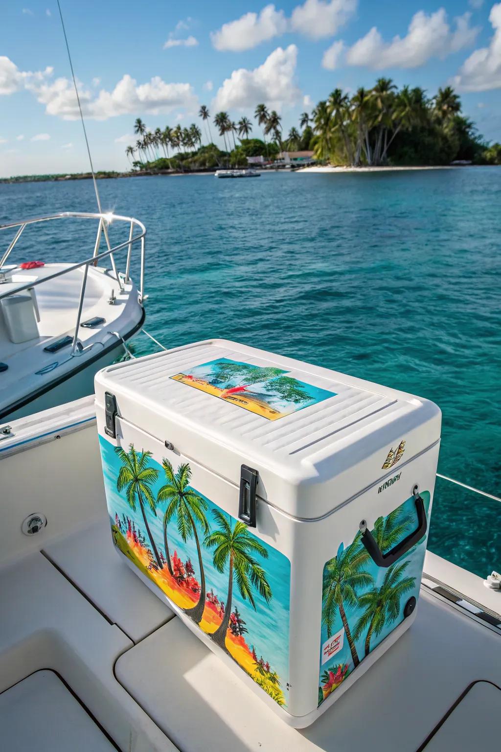 Turn heads with a marine cooler that's as unique as your adventures.