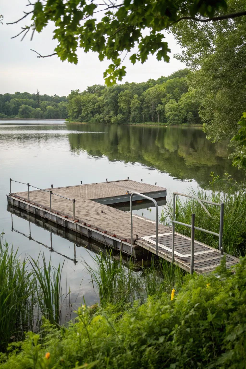 Floating docks adapt to changing water levels, offering a versatile solution for your waterfront.