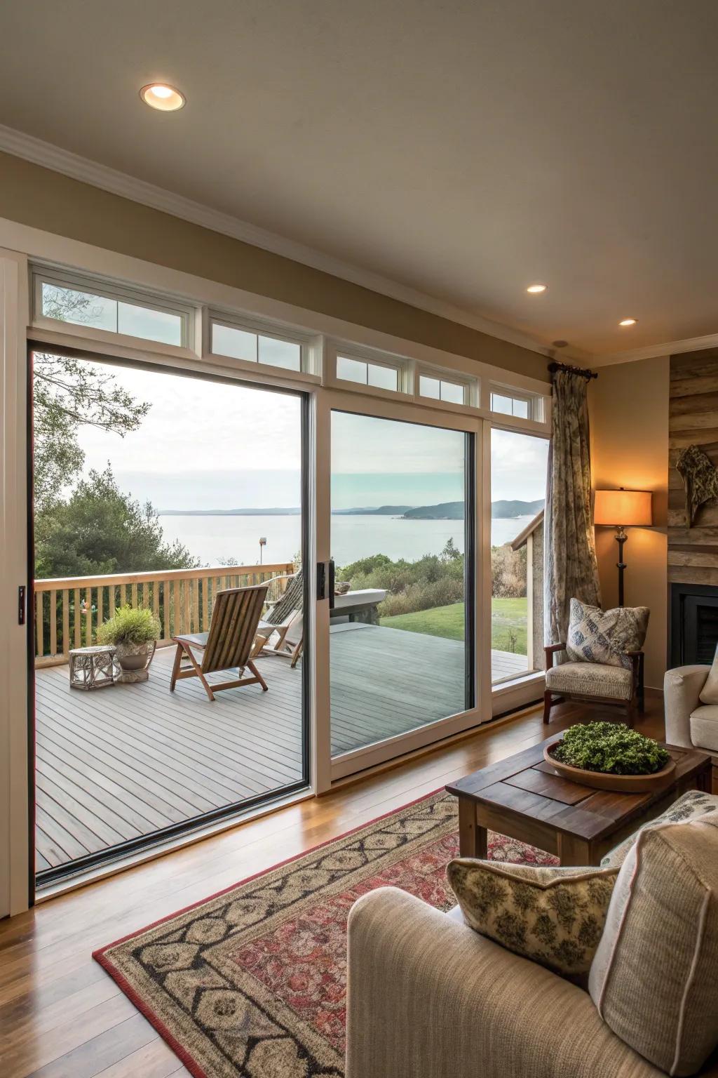 A seamless transition from indoors to outdoors enhances your home's flow.