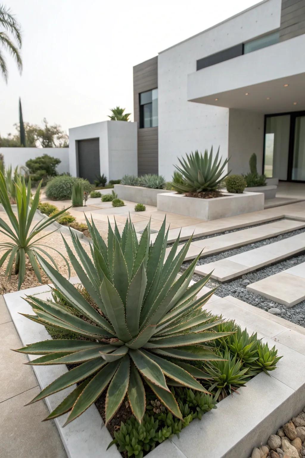 Agave brings a bold, minimalist touch to any landscape.
