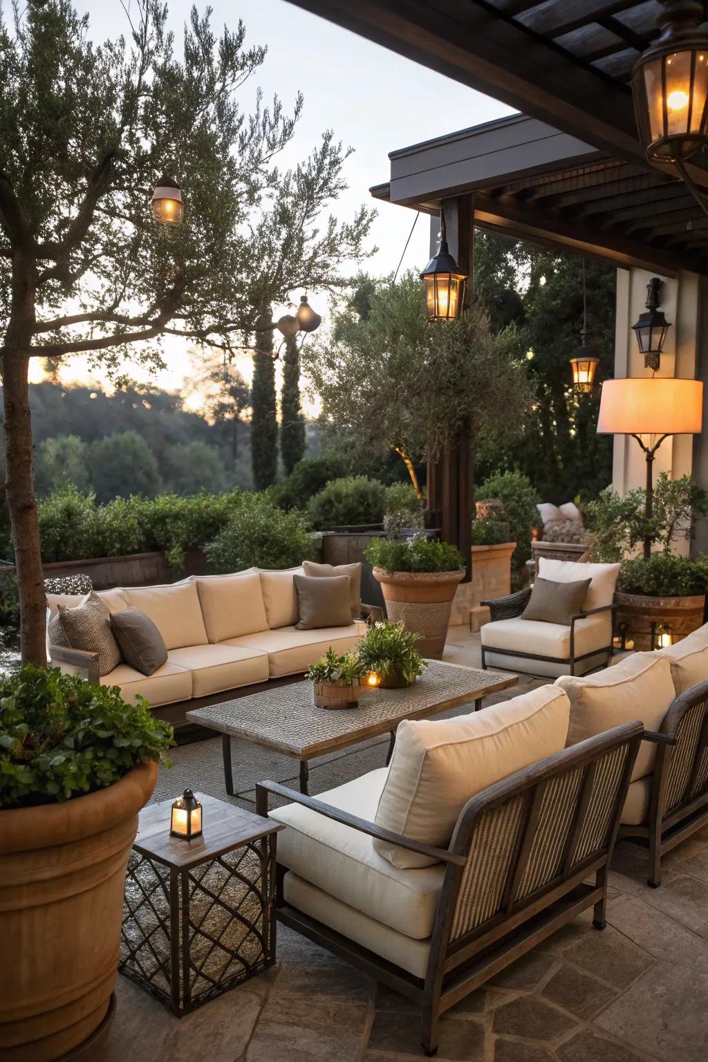 Create a cozy nook with inviting seating that beckons guests to sit and stay awhile.