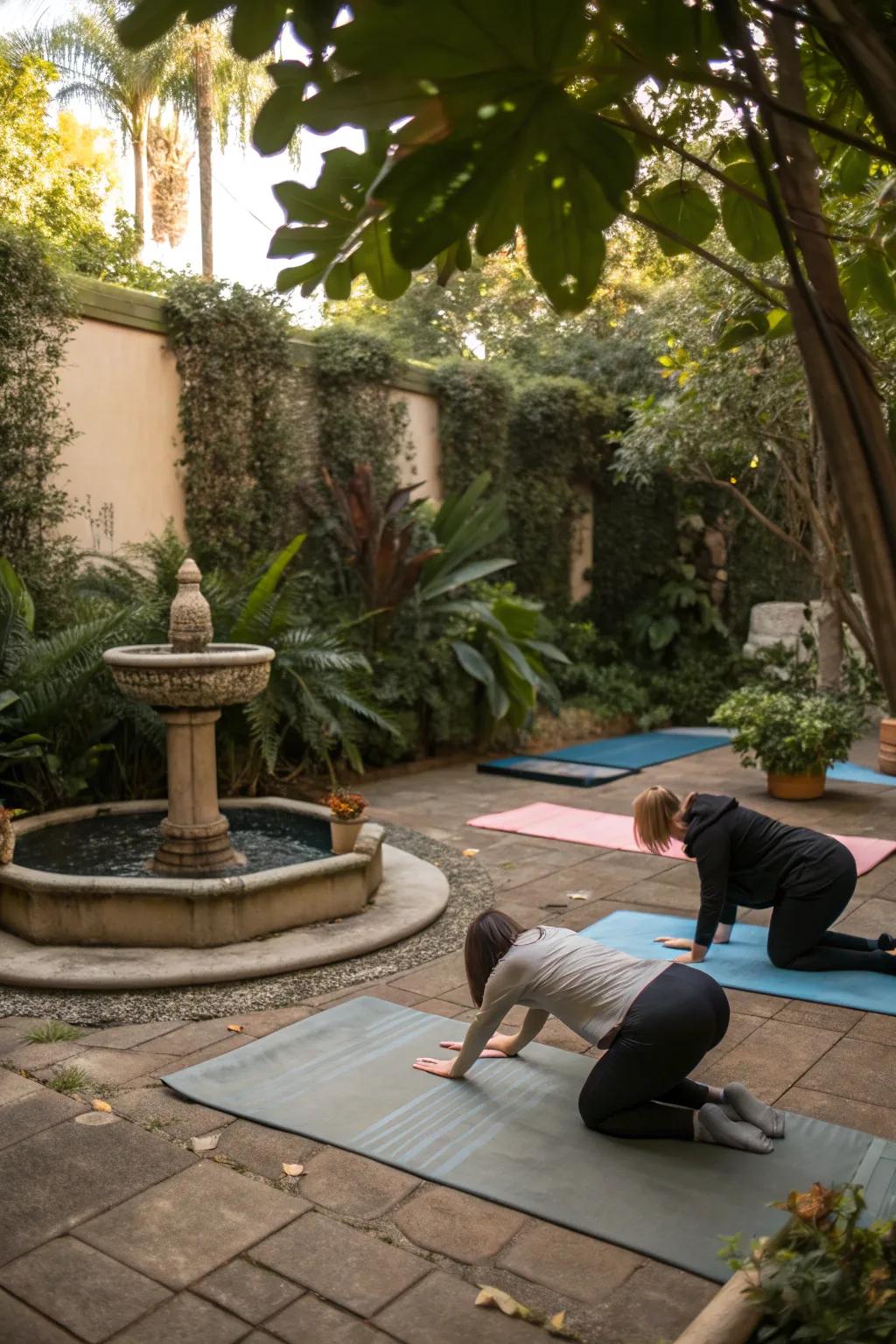 Find your zen in a backyard yoga sanctuary.