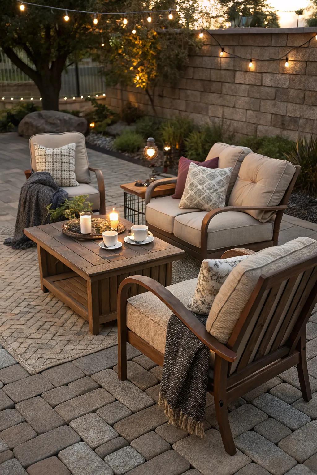 A cozy seating nook ideal for relaxation and socializing.
