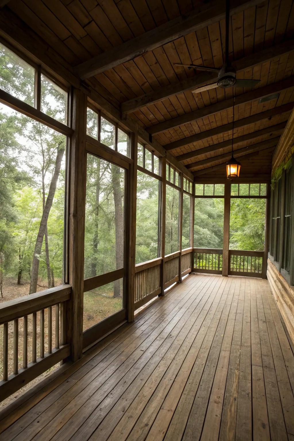 Wooden elements create a warm, inviting atmosphere.