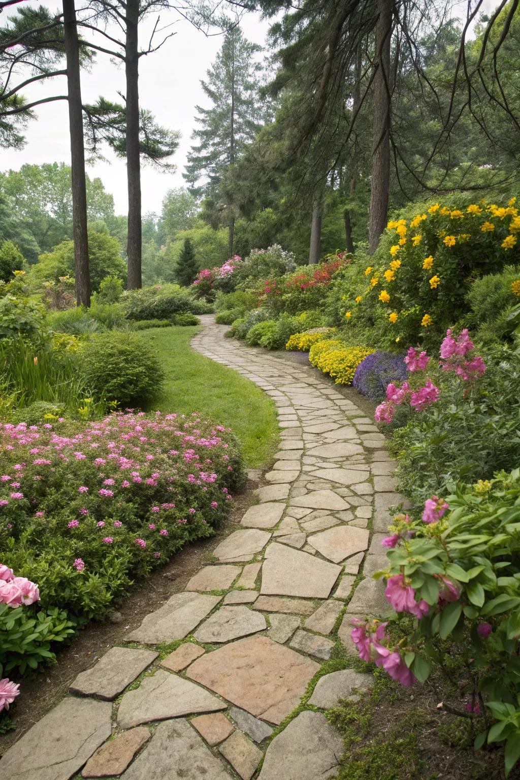 A picturesque sandstone pathway inviting exploration.