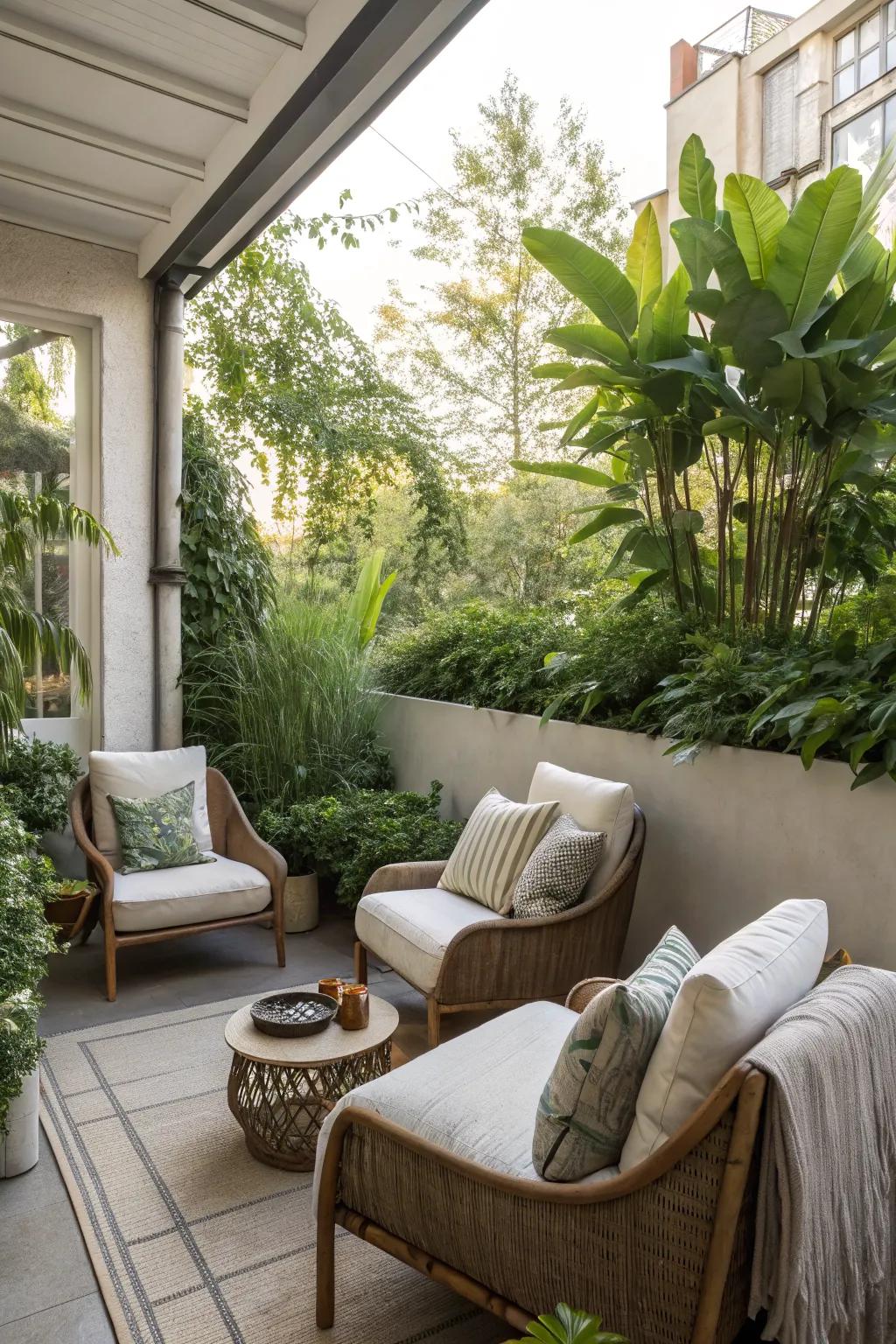Create an inviting atmosphere with cozy seating.