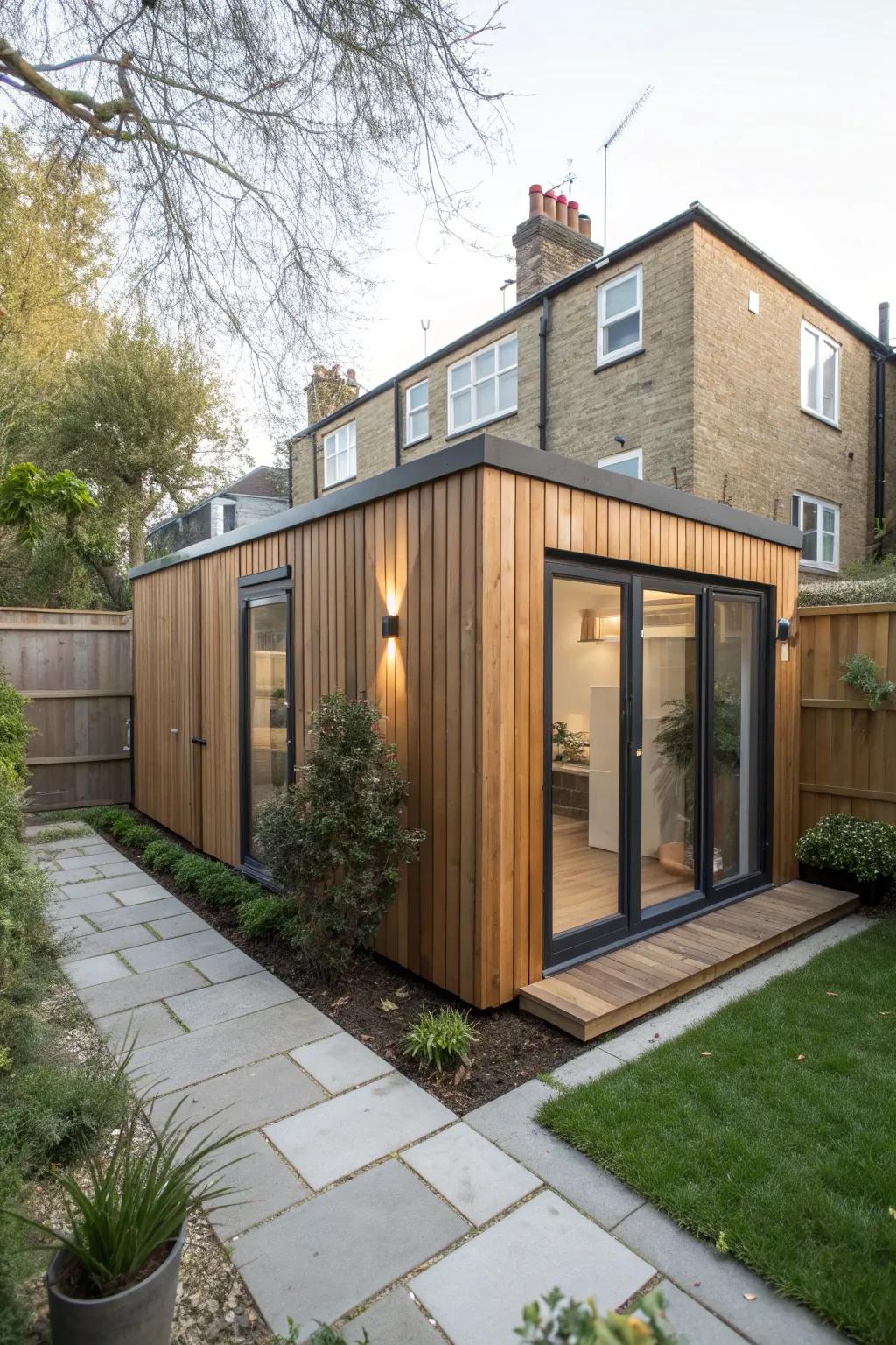 Prefabricated pods offer a quick and stylish solution to garden offices.