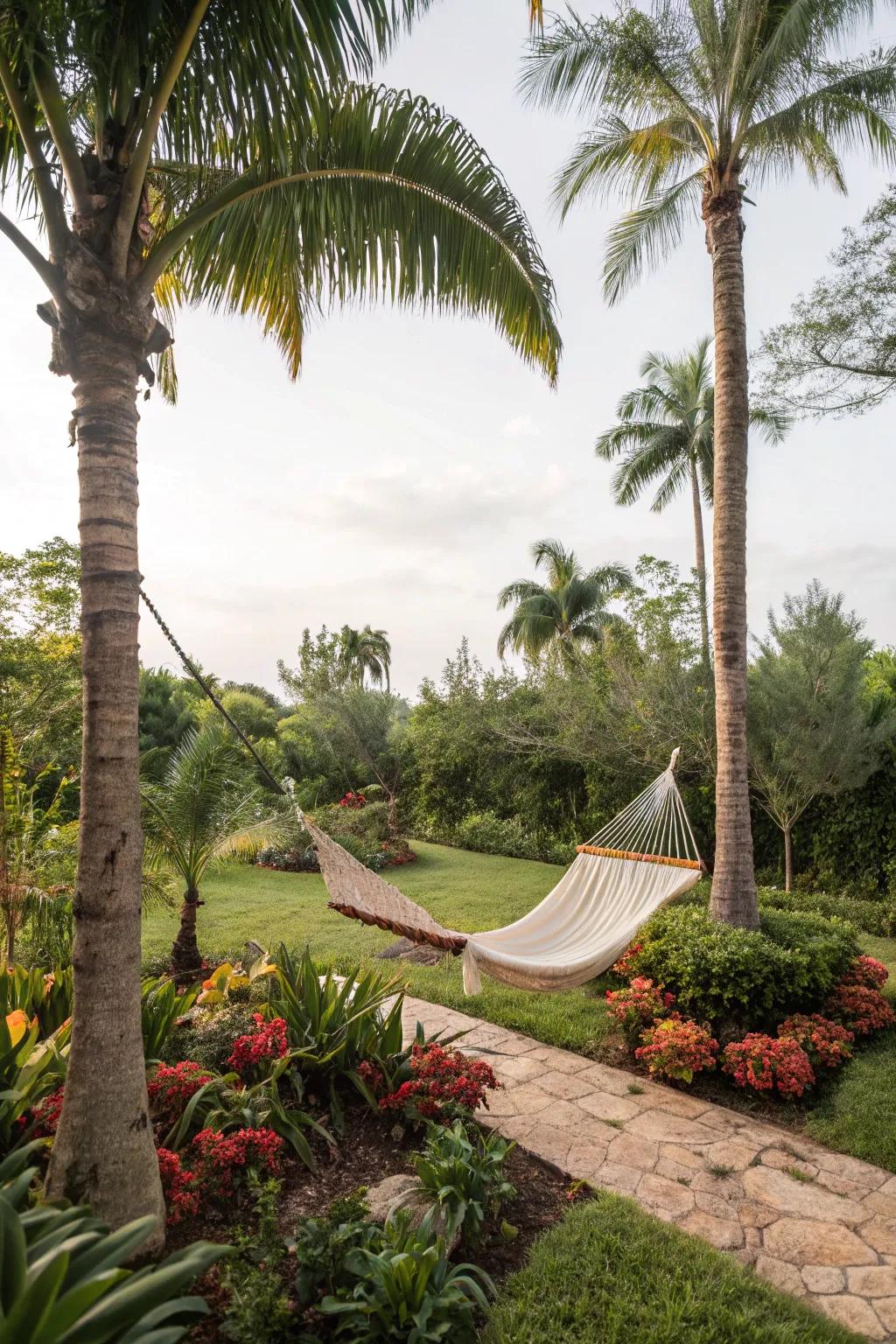 Transform your backyard into a tropical paradise.