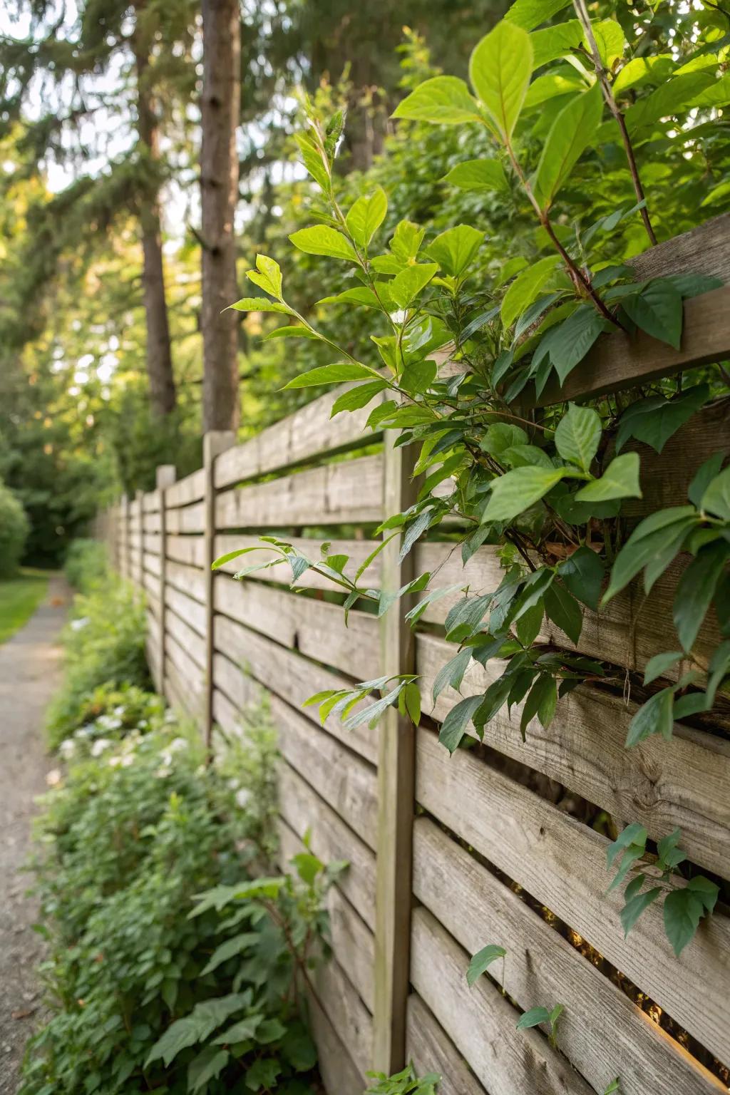 The natural grain of cedar adds warmth to any outdoor space.