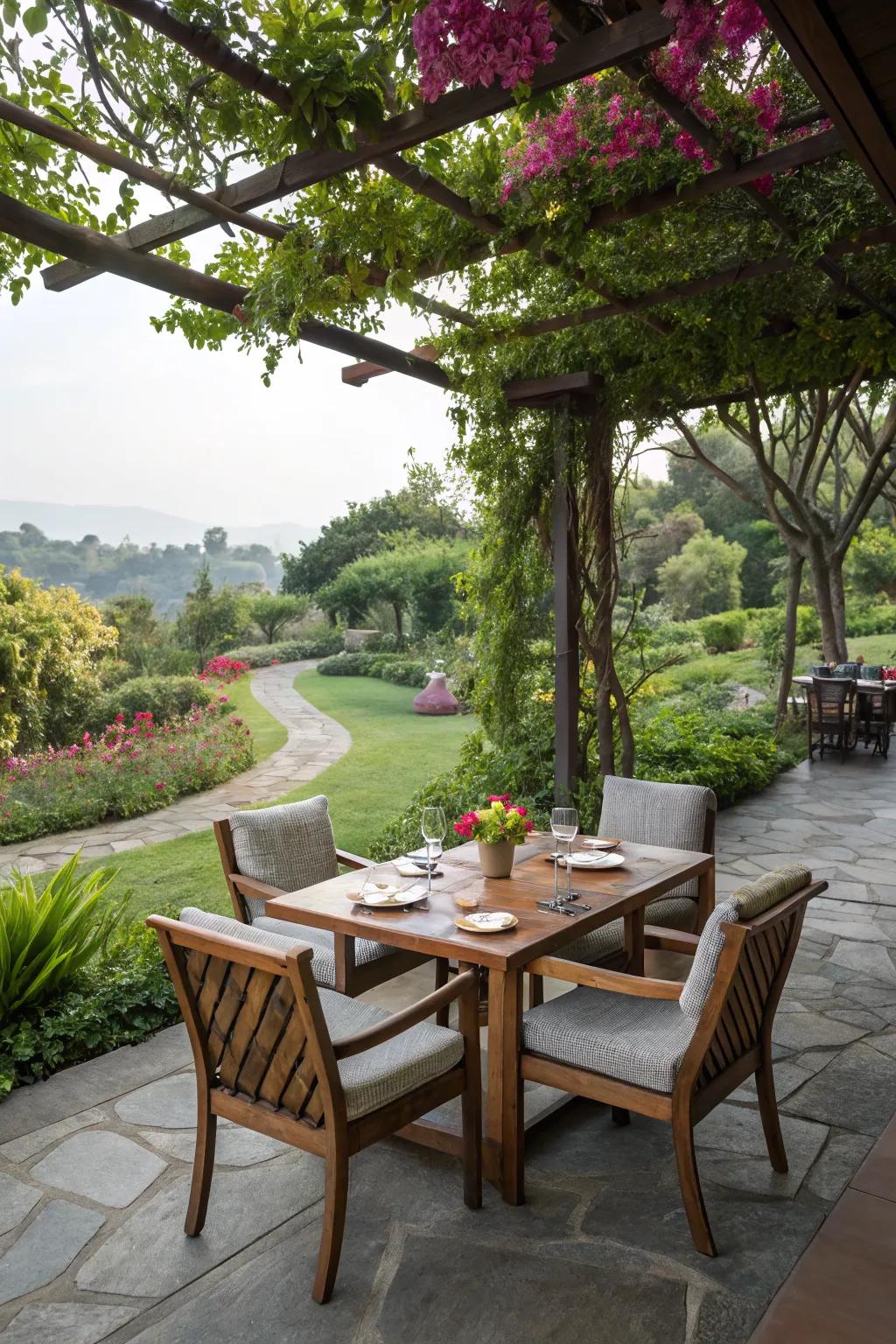 Create a dining space that invites long summer dinners.