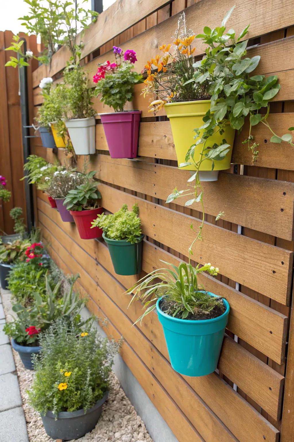 Vertical gardens transform blank walls into lush, green canvases.