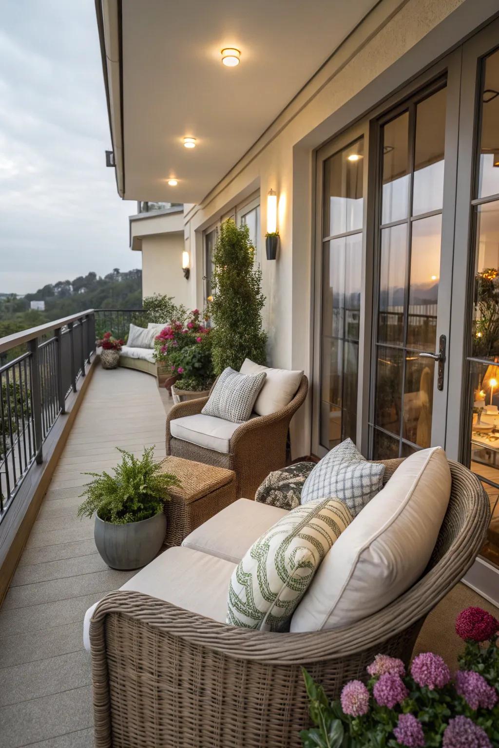 A cozy seating area perfect for unwinding.