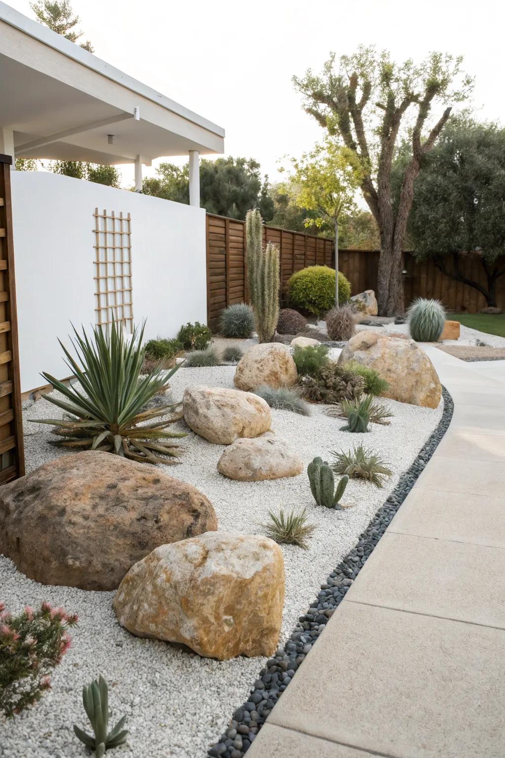 Gravel gardens offer a chic and effortless way to beautify your space.