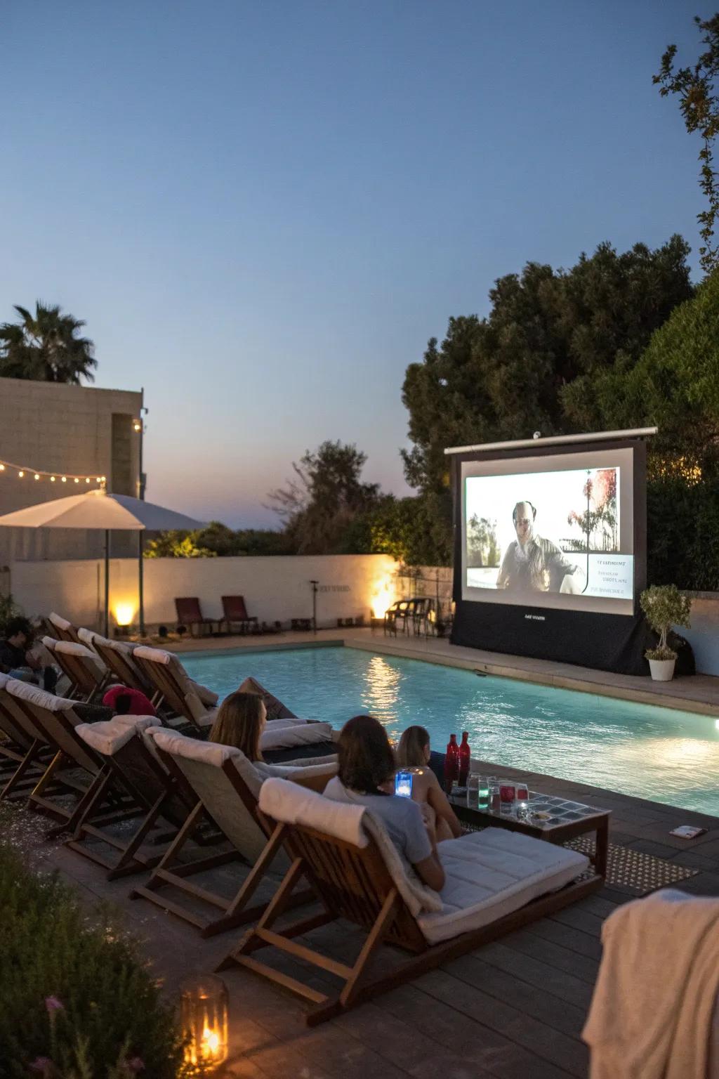 Enjoy a movie under the stars with an outdoor screening.