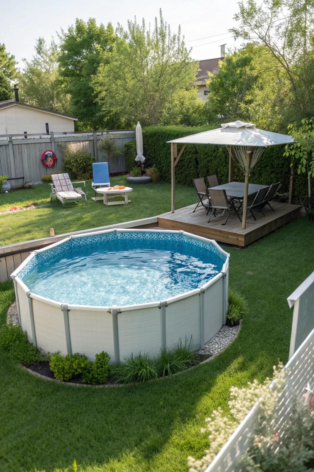 Rubber flooring offers durability and safety around your pool.