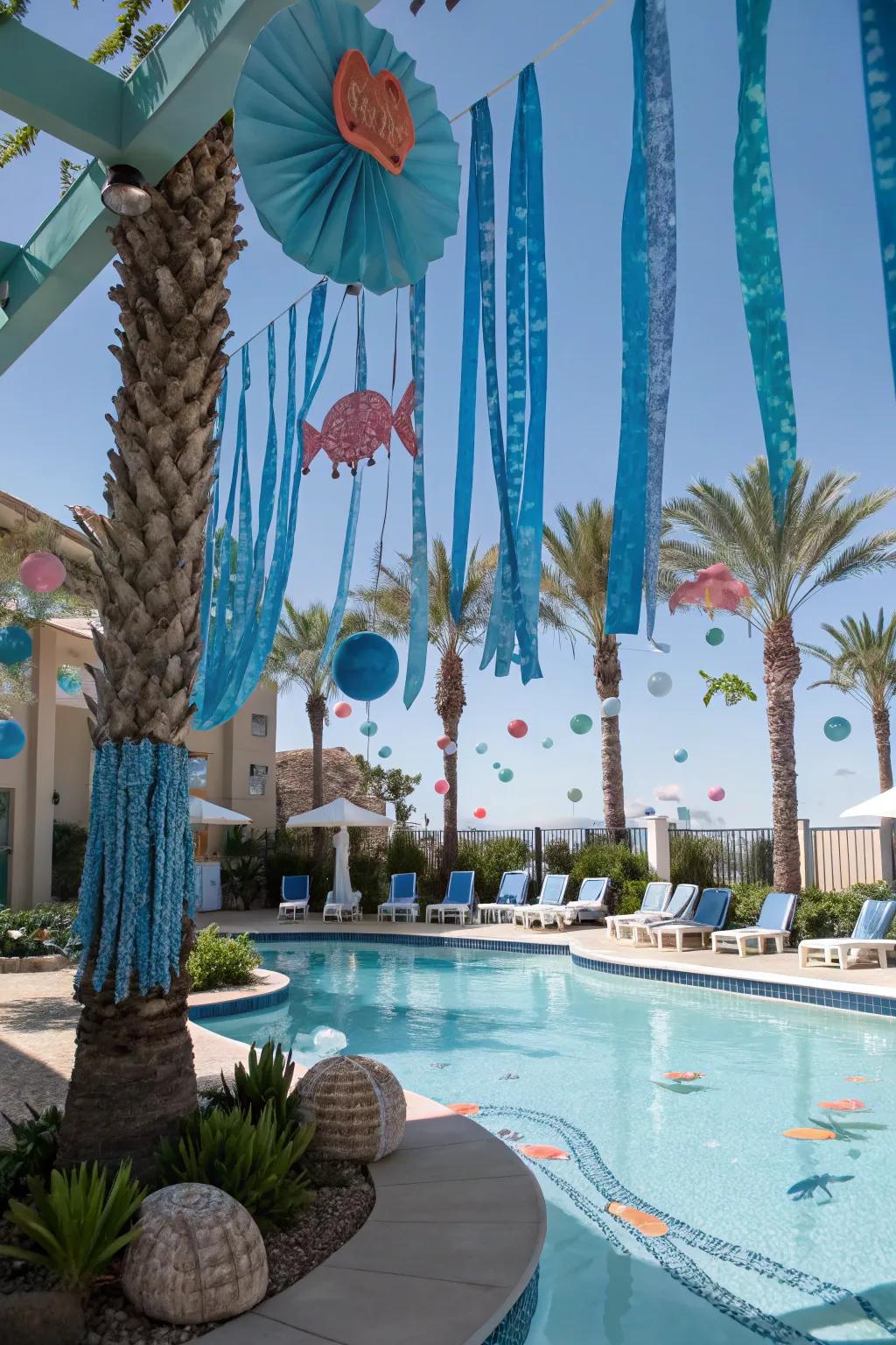 Dive into an underwater adventure with sea-inspired decor.