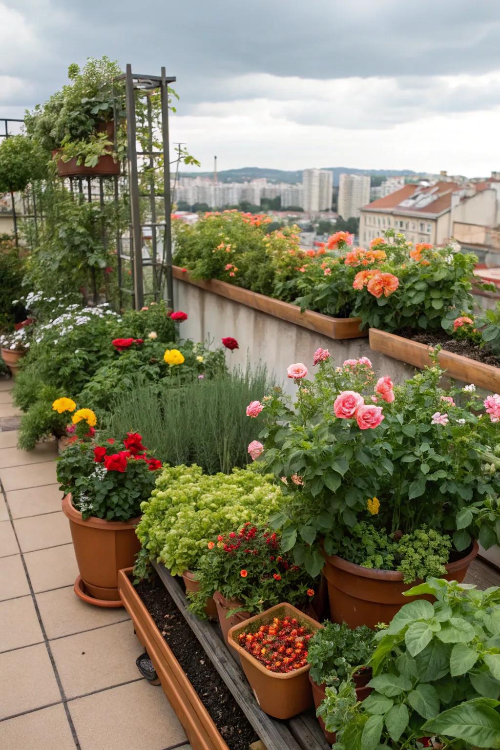Create a beautiful and functional garden with mixed plantings.