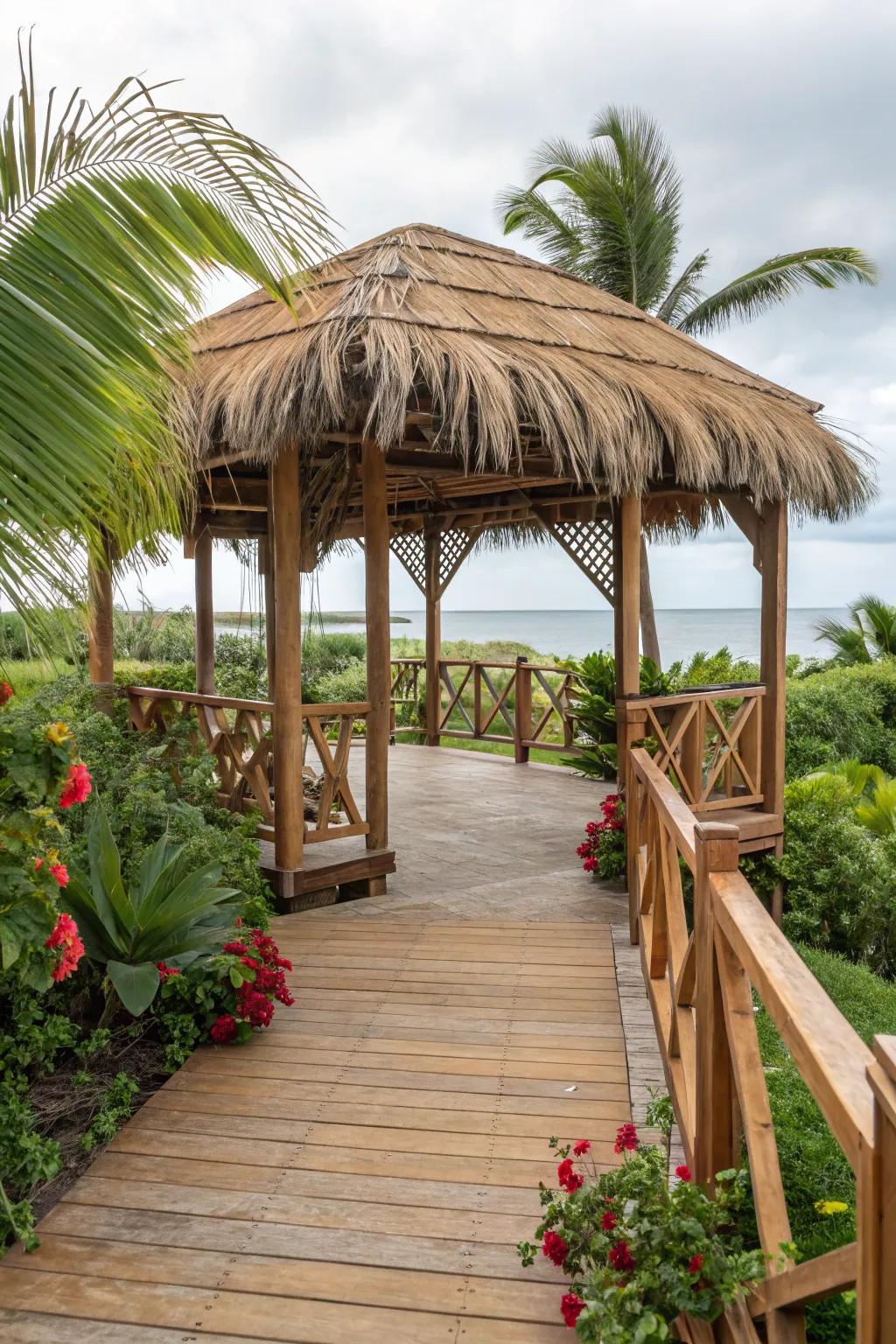 Transform your space into a tropical retreat.