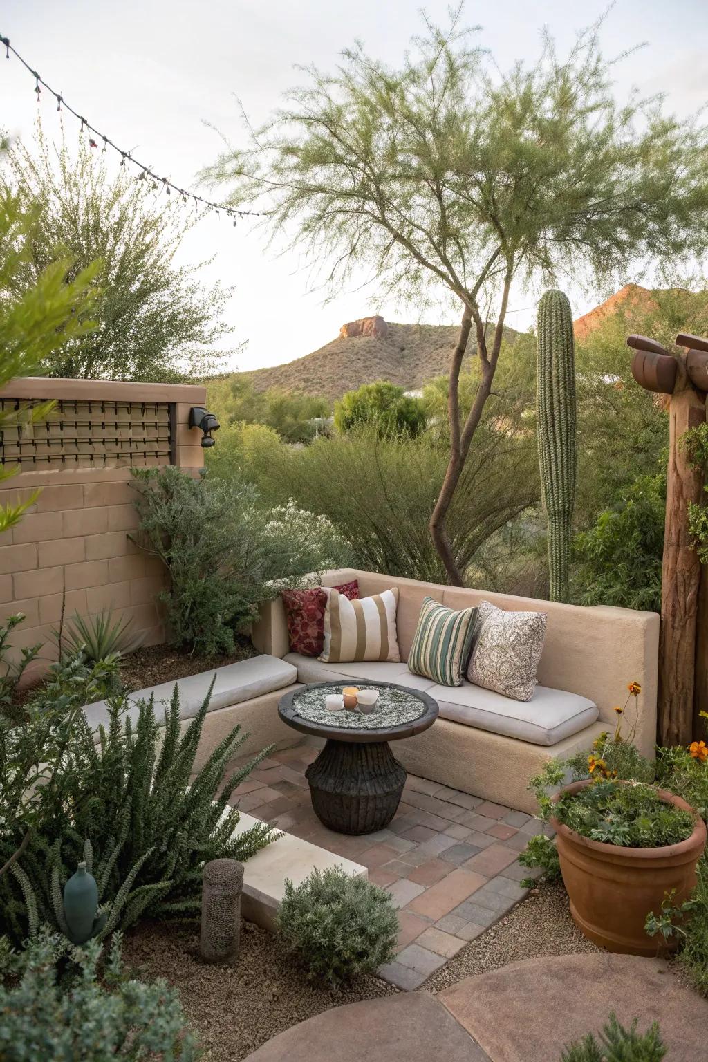 Create a personal retreat with a secluded backyard nook.