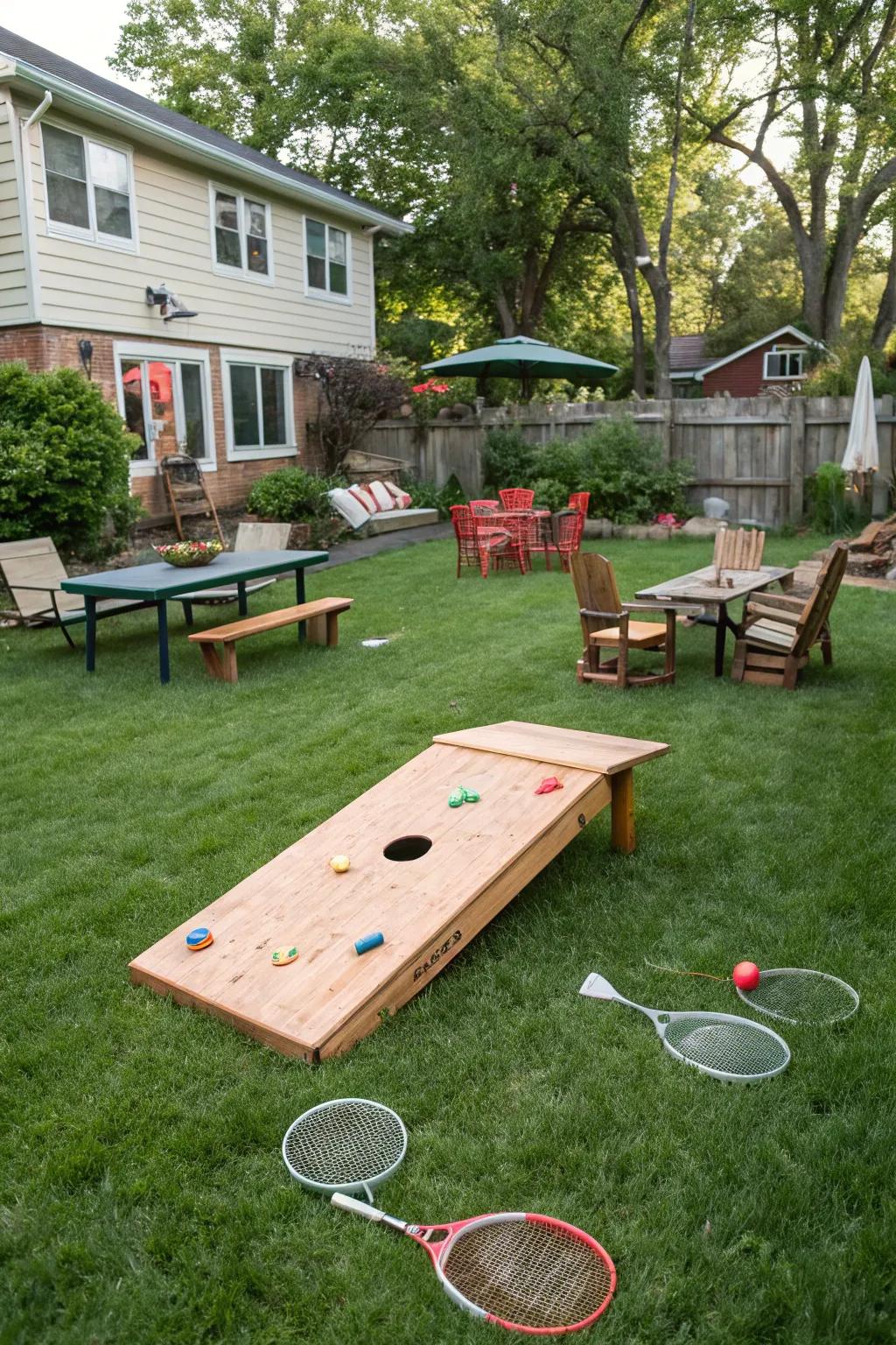 Enjoy some friendly competition with garden games.