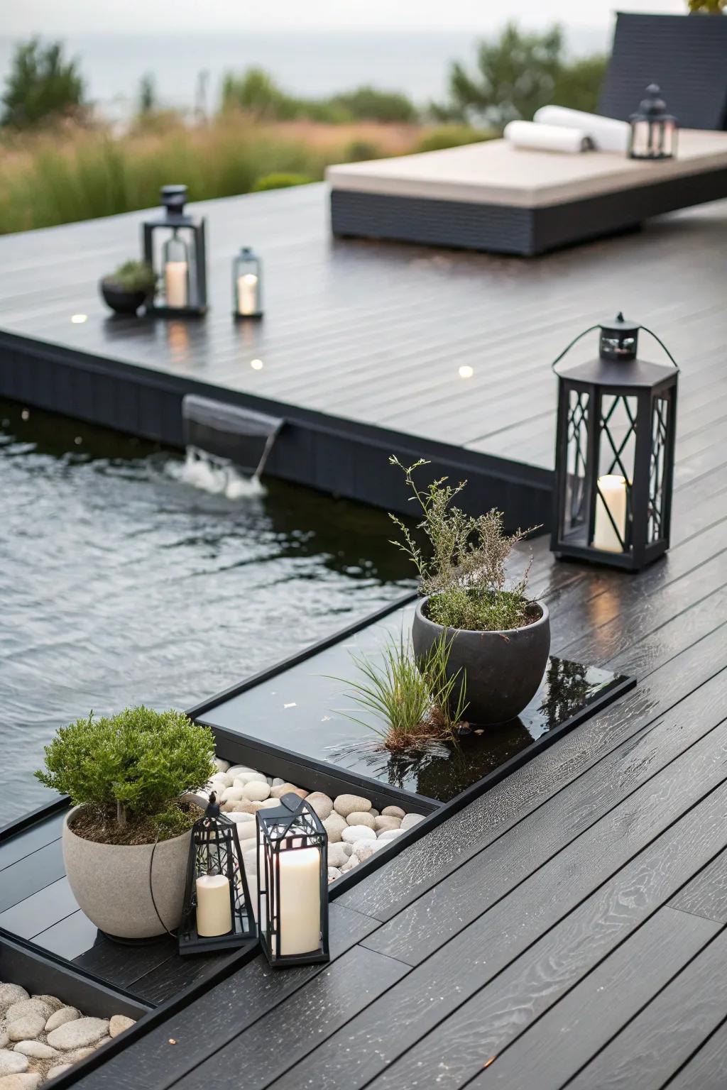 Transform your deck into a tranquil zen escape.