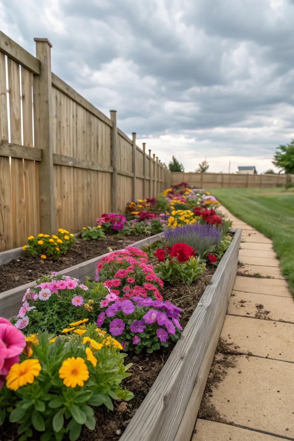 Annuals add seasonal color and interest to the garden.