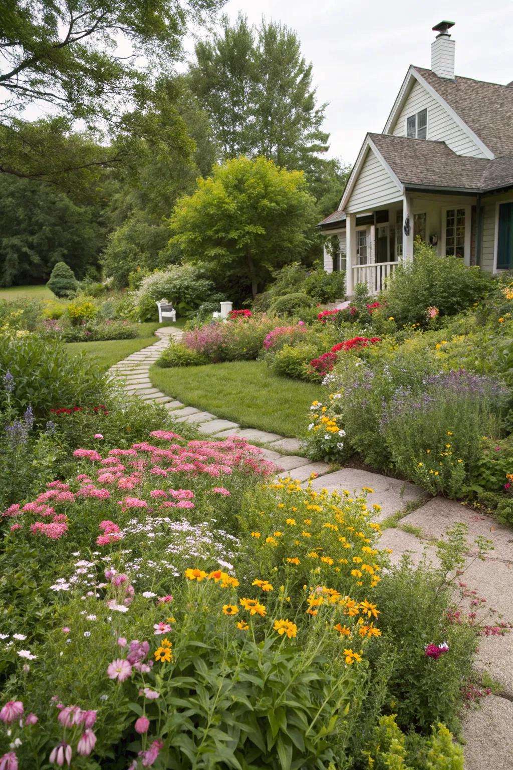 Capture nature's beauty with wildflower bush mix.