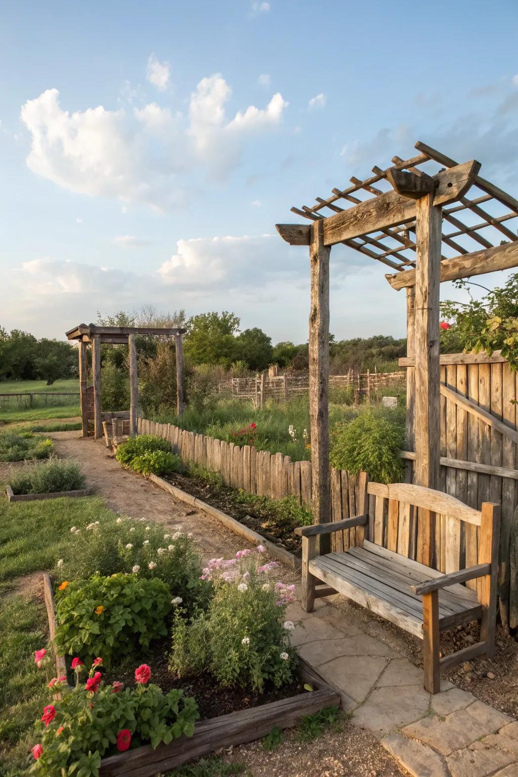 Eco-friendly materials make your garden sustainable and chic.